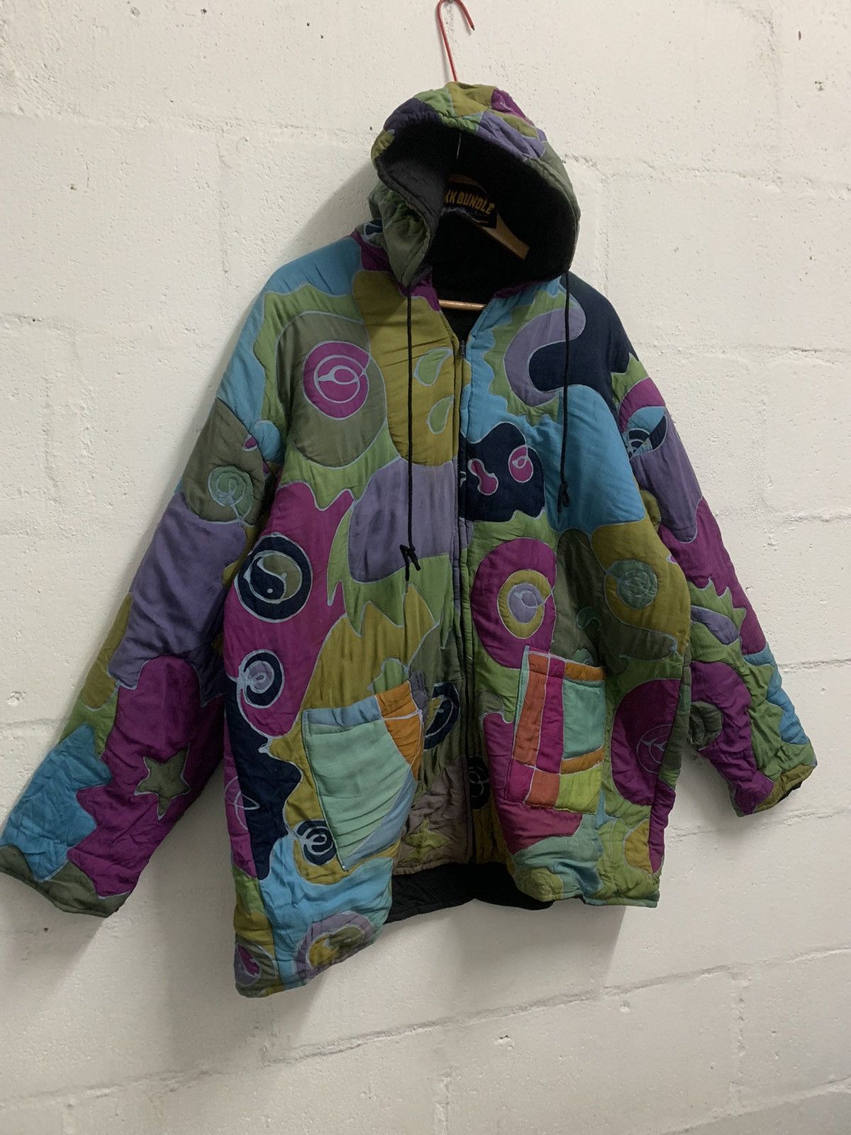 Vintage Vintage Jacket Hoodie Multicolour Size US XXL / EU 58 / 5 - 3 Thumbnail
