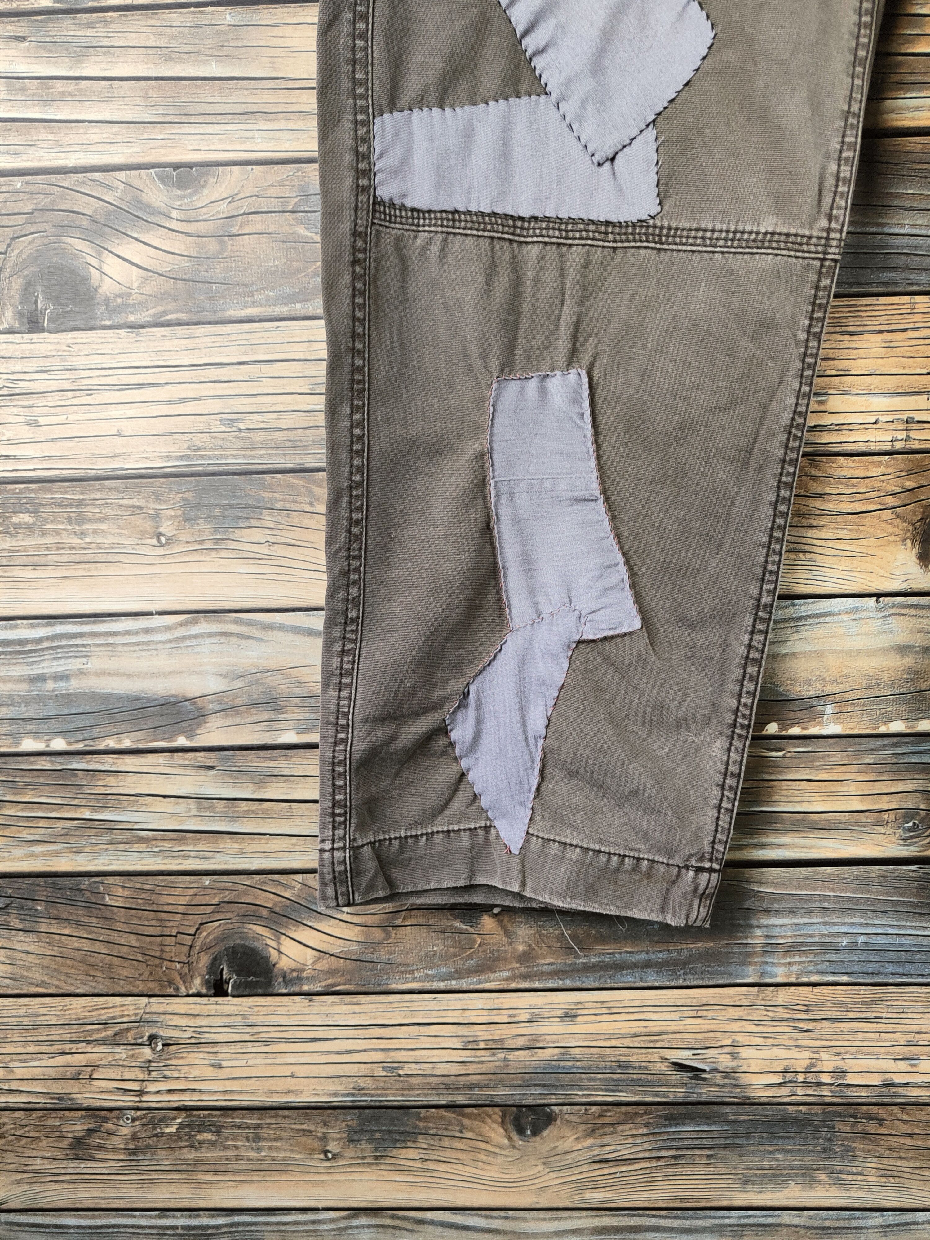 Japanese Brand DL Old Navy Brown Multipocket Cargo Pants #46-393 Size US 28 / EU 44 - 4 Thumbnail