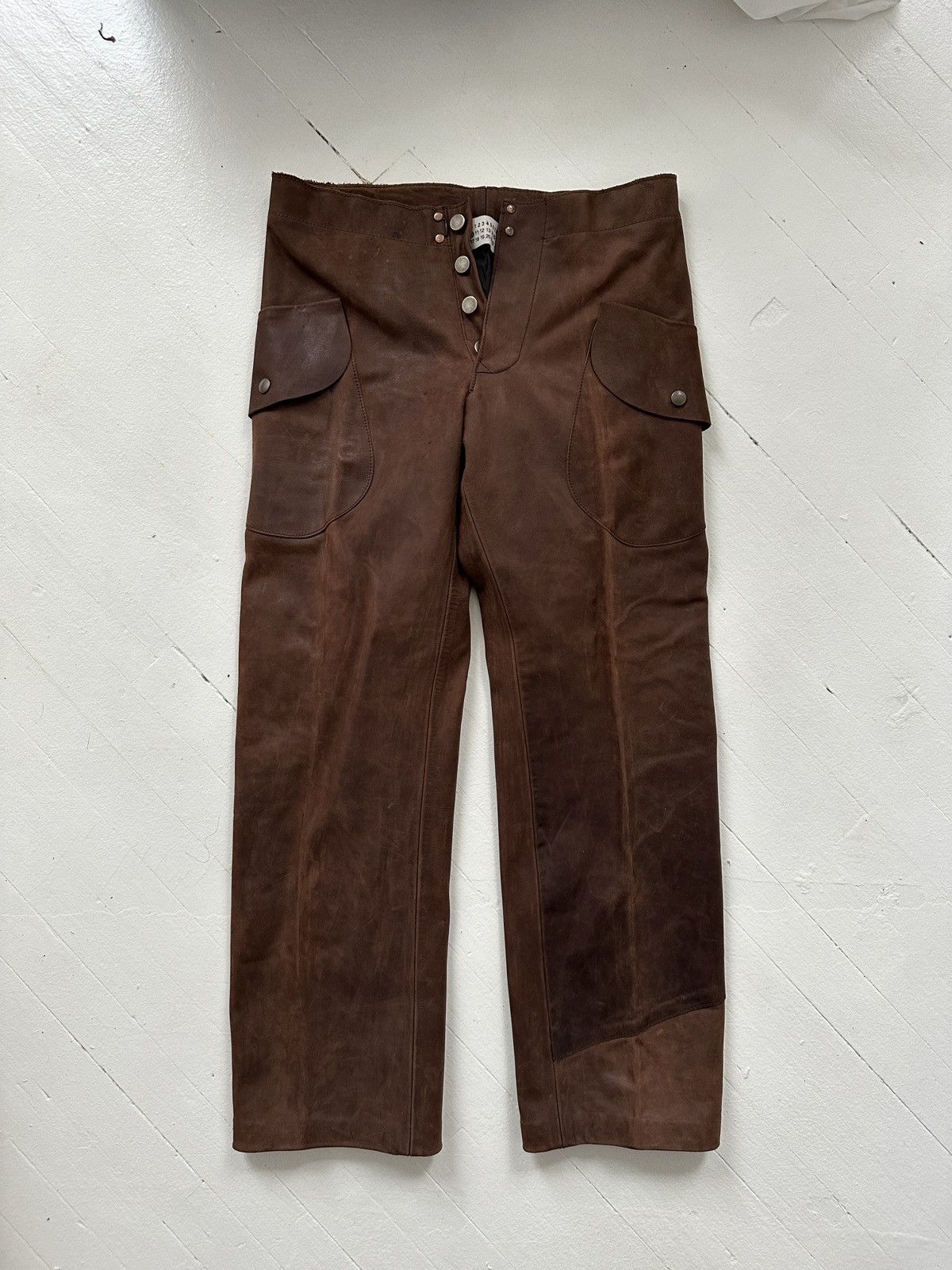 パンツ HERMES margiela LEATHER TROUSERS PANTS Maison Margiela leather pants | things_here | REVERSIBLE