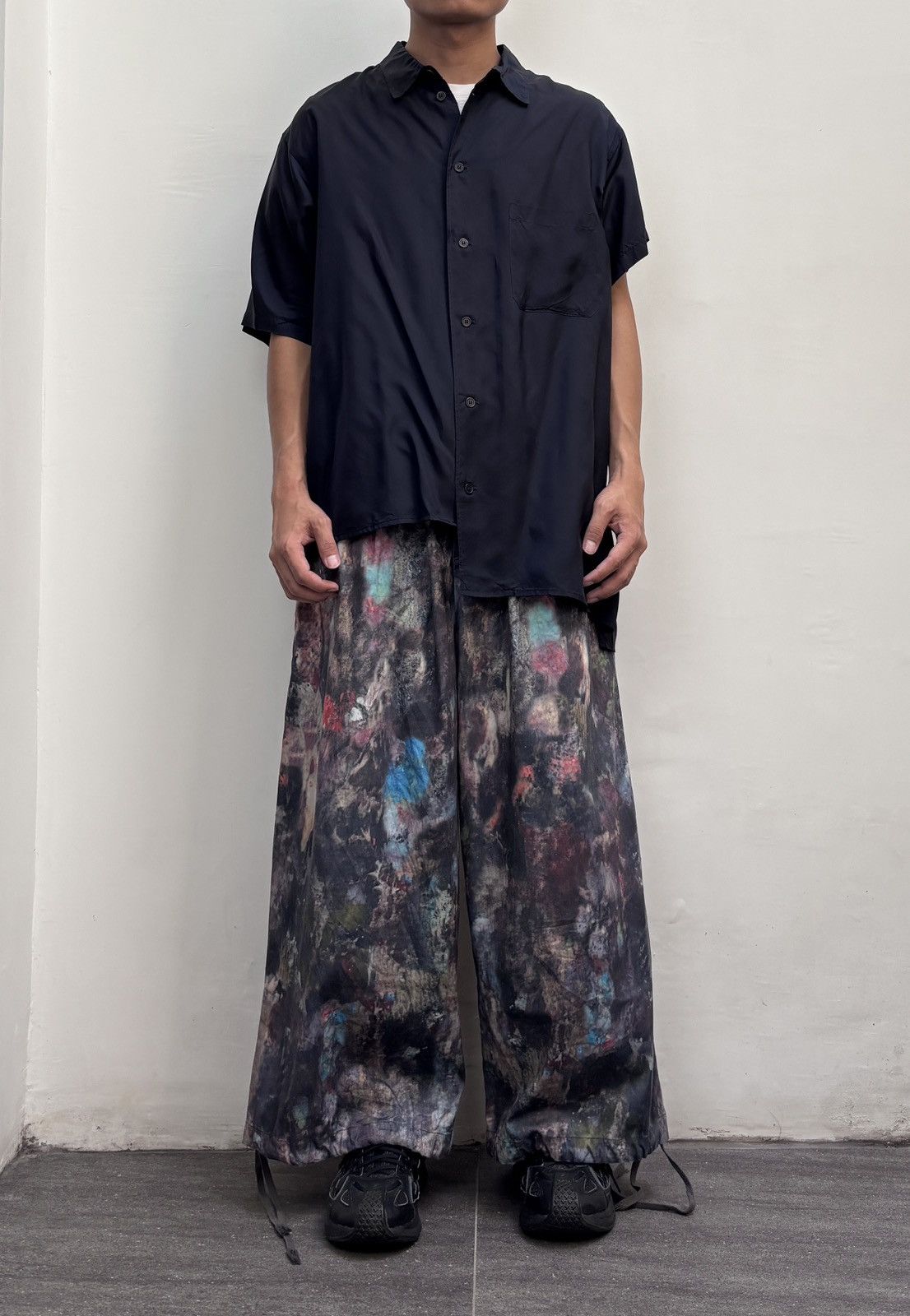 FREE IMPORT TAX Pour Homme Painted Relaxed Pants