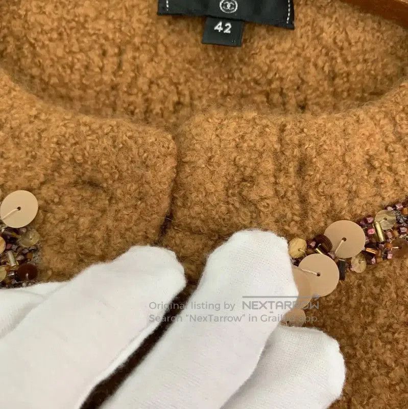Chanel Chanel Camel Cashmere Women's Jacket . Size M / US 6-8 / IT 42-44 - 9 Thumbnail