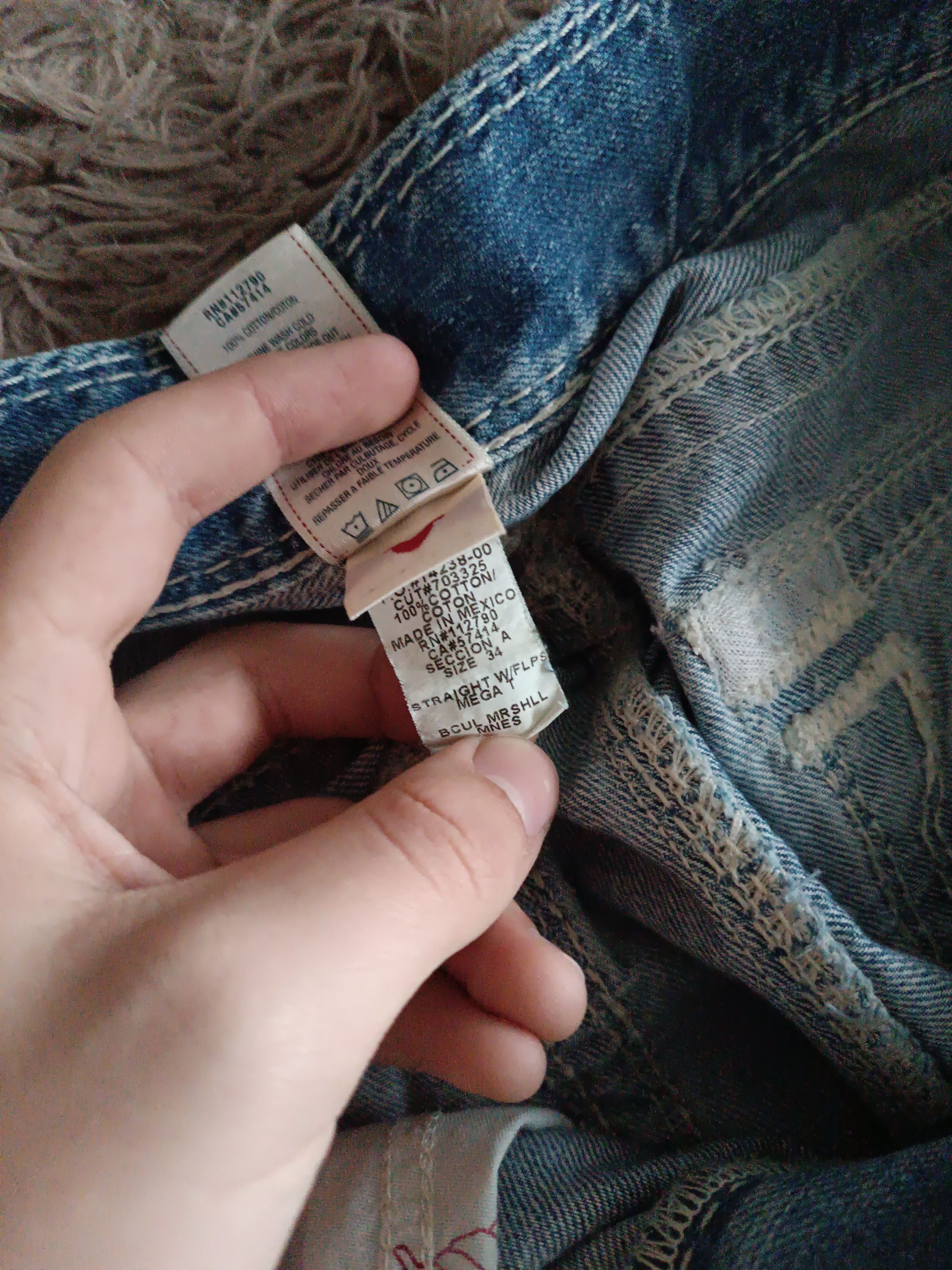 True Religion 🔥🔥 True Religion Straight MEGA T Size US 34 / EU 50 - 4 Thumbnail