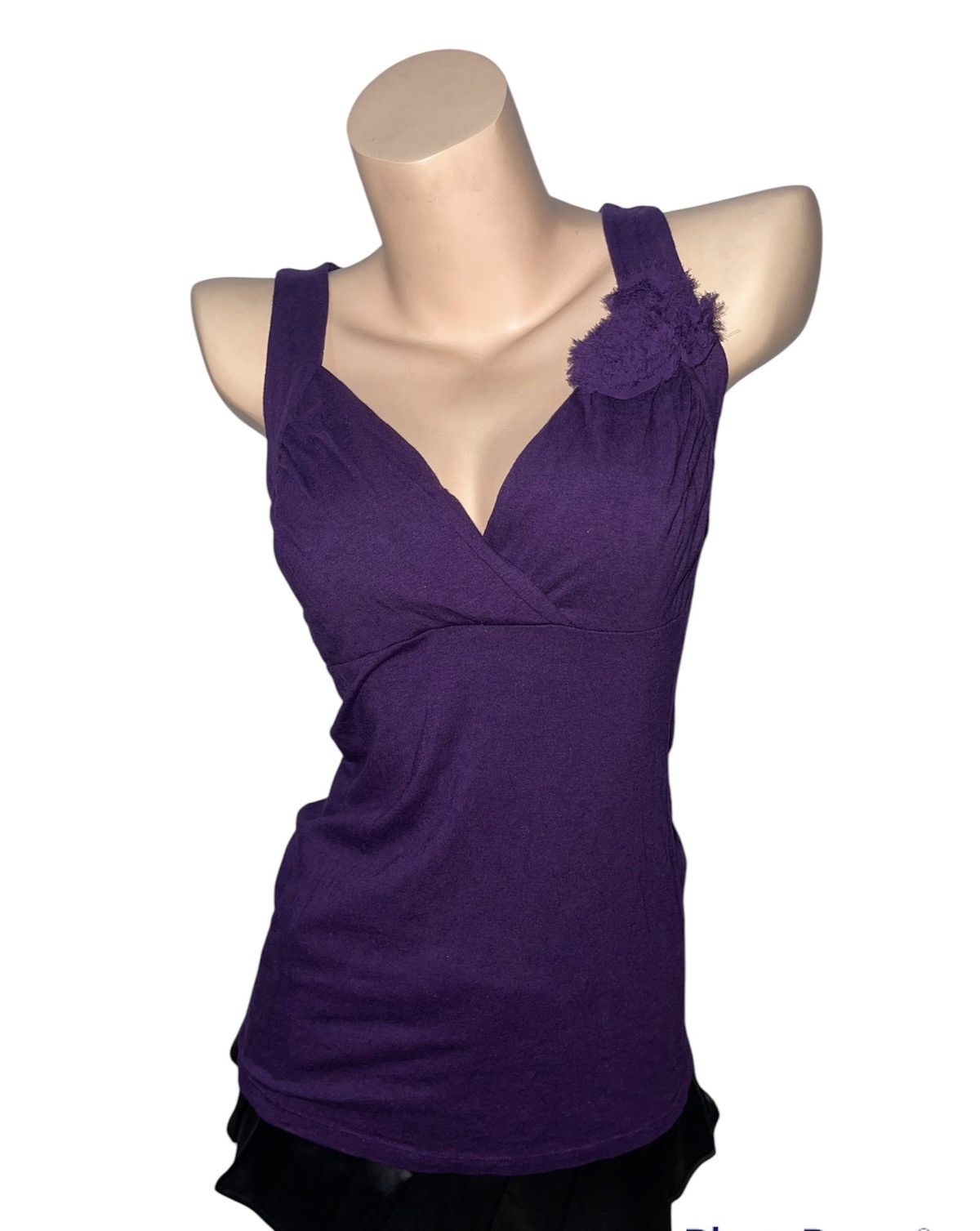 Japanese Brand Vintage Y2K purple tank top 👾🔮 Size S / US 4 / IT 40 - 2 Thumbnail