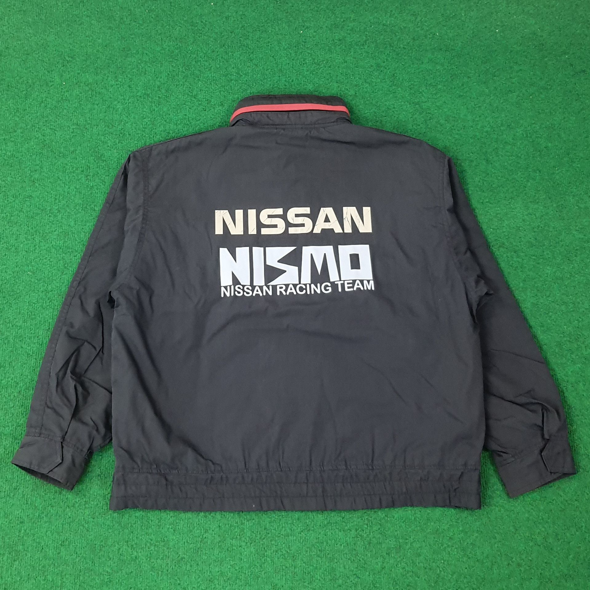 Vintage NISSAN Red Stage Custom Nismo Logo Jacket C263N27