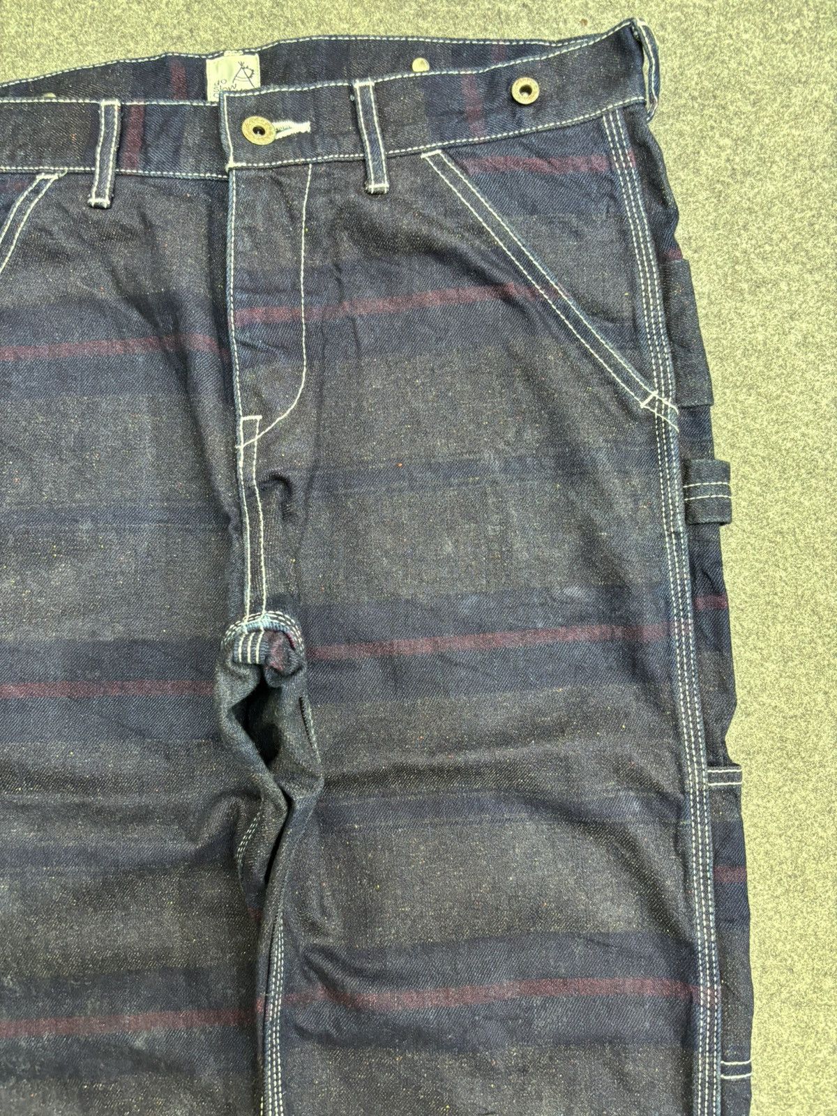 go slow caravan 💥Archival💥Rare go slow caravan Tako Carpenter Denim F545 Size US 32 / EU 48 - 4 Thumbnail