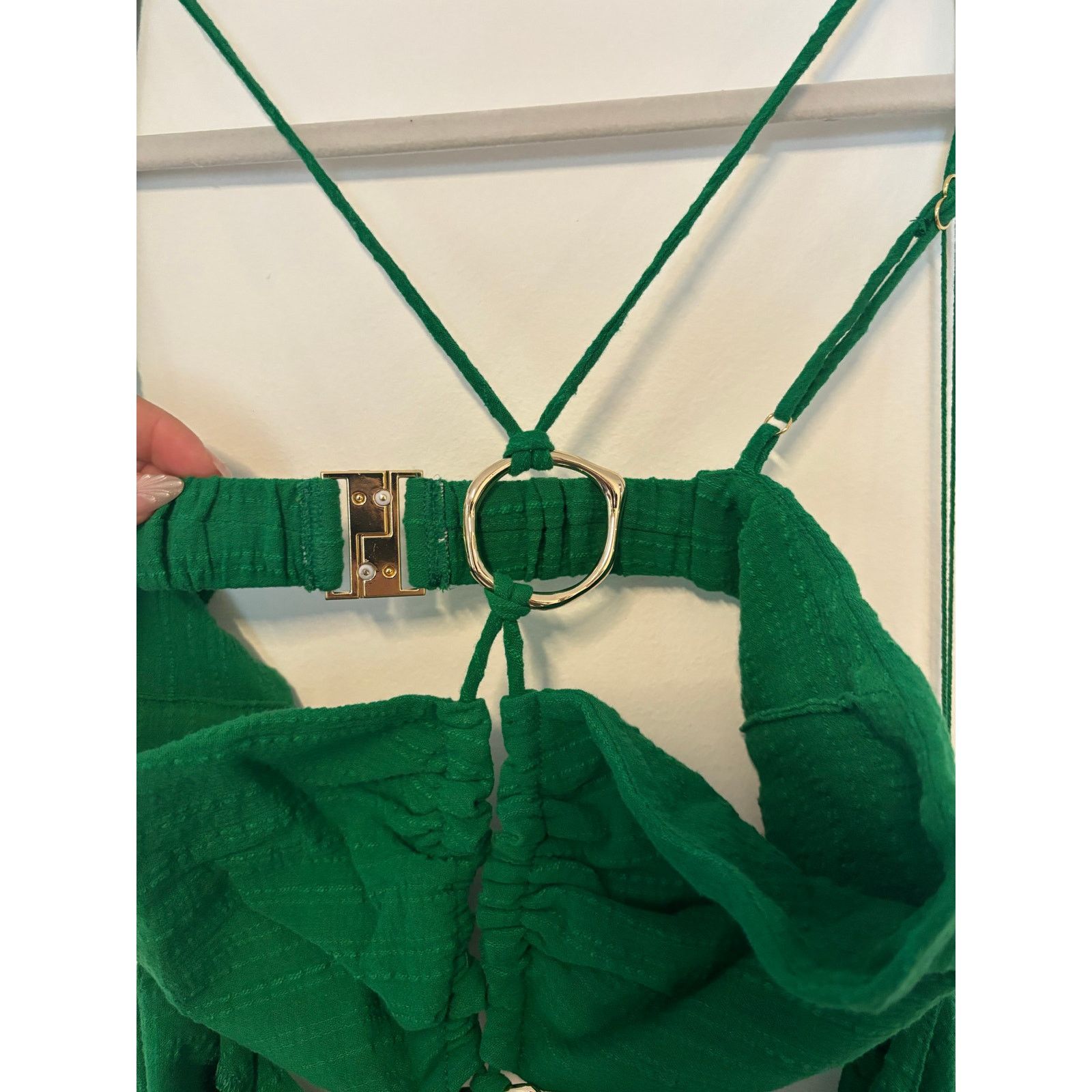 REVOLVE NWT Rumer Amoura Jumpsuit In Green Size XL Size 36" / US 14 / IT 50 - 5 Thumbnail