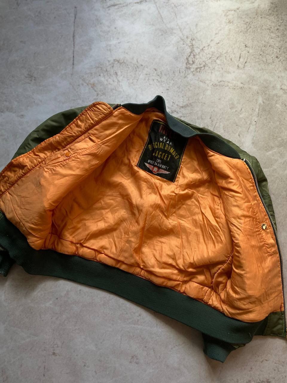 RIFLE × Vintage Vintage RIFLE Bomber Jacket MA-1 Military USA Schott Style Size US S / EU 44-46 / 1 - 5 Thumbnail