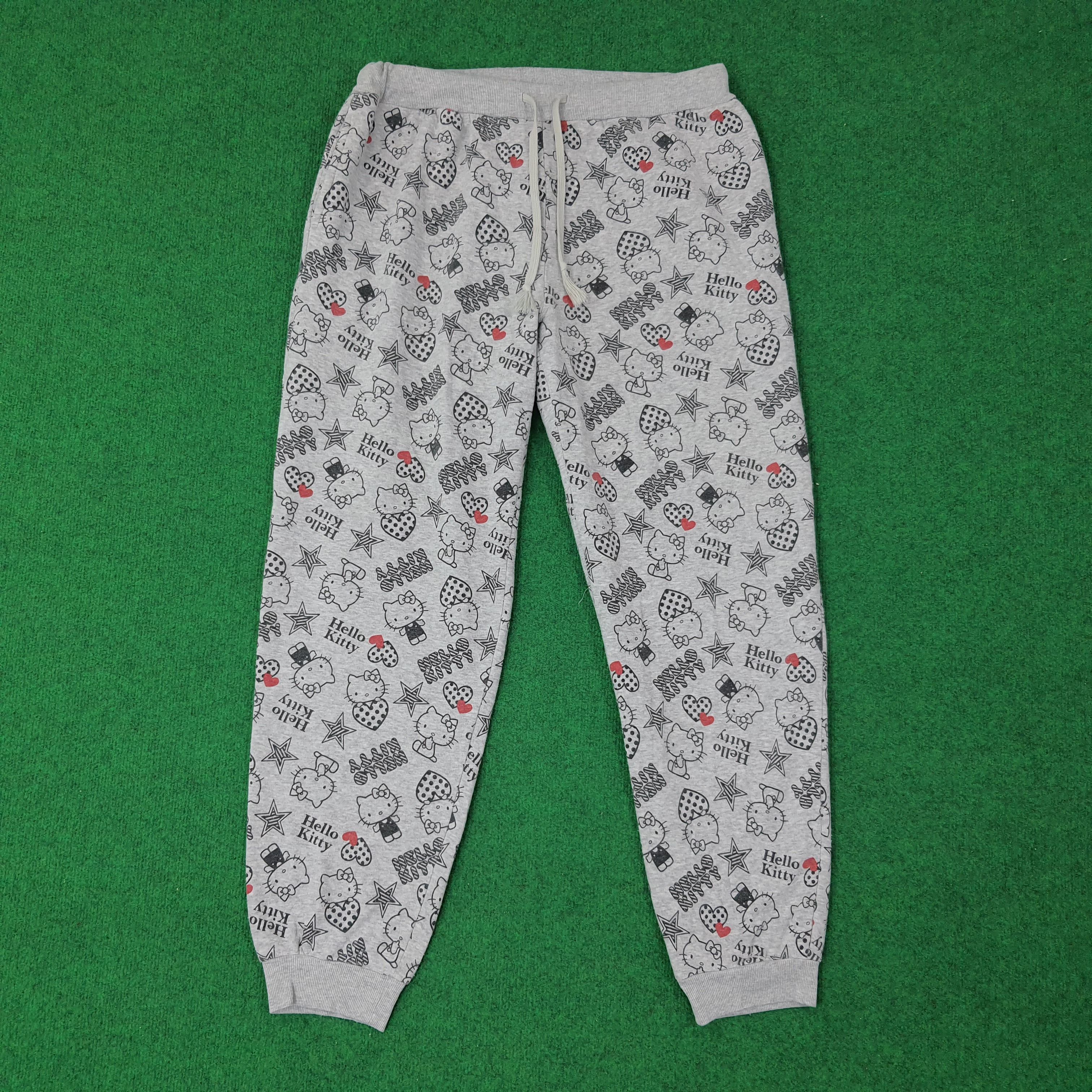 Japanese Brand Vintage Hello Kitty Sweatpants C244N2 Size 32" / US 10 / IT 46 - 1 Thumbnail