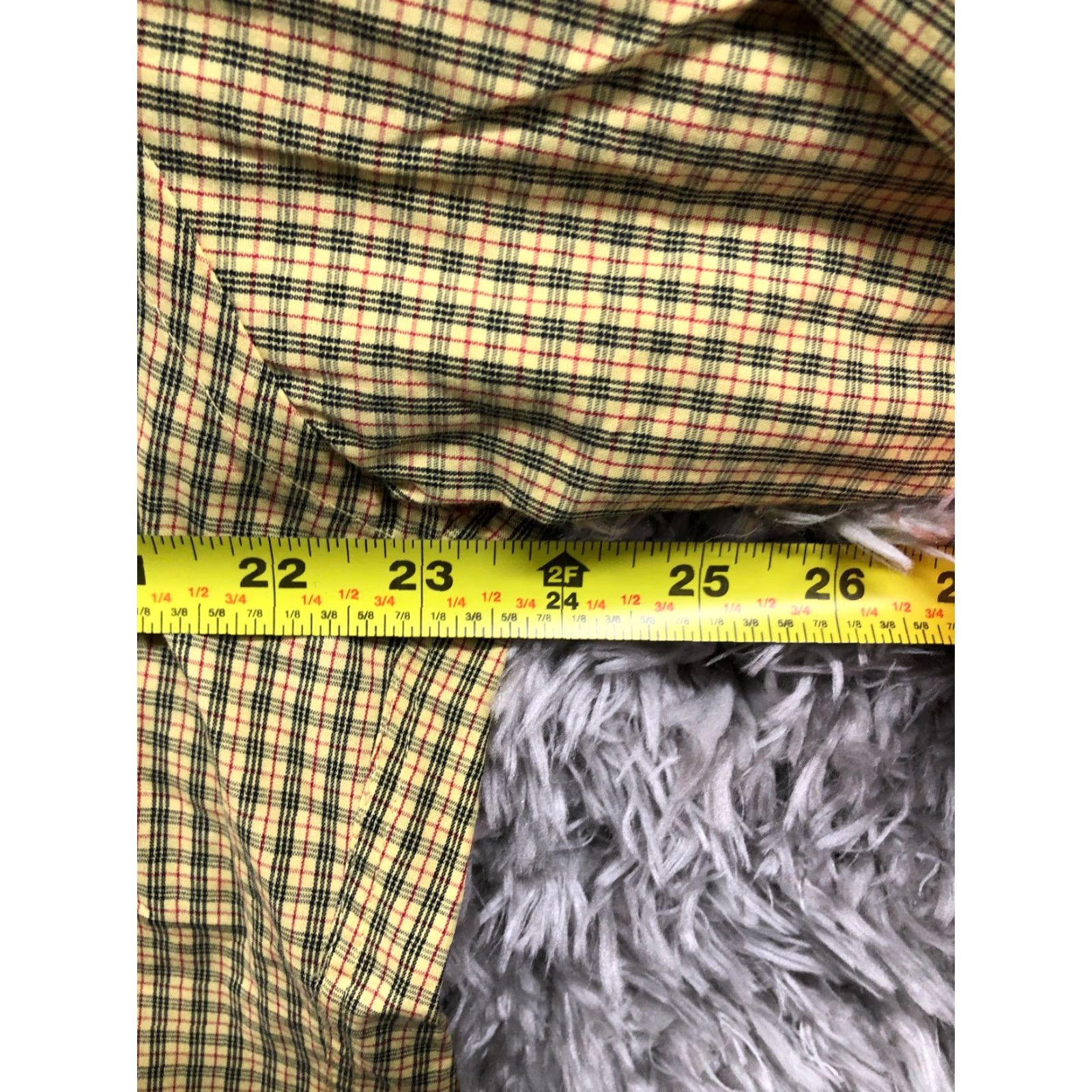 Chaps Chaps Shirt XL Mens Yellow Plaid Long Sleeve Button-Down Collar Shirt Size US XL / EU 56 / 4 - 4 Thumbnail