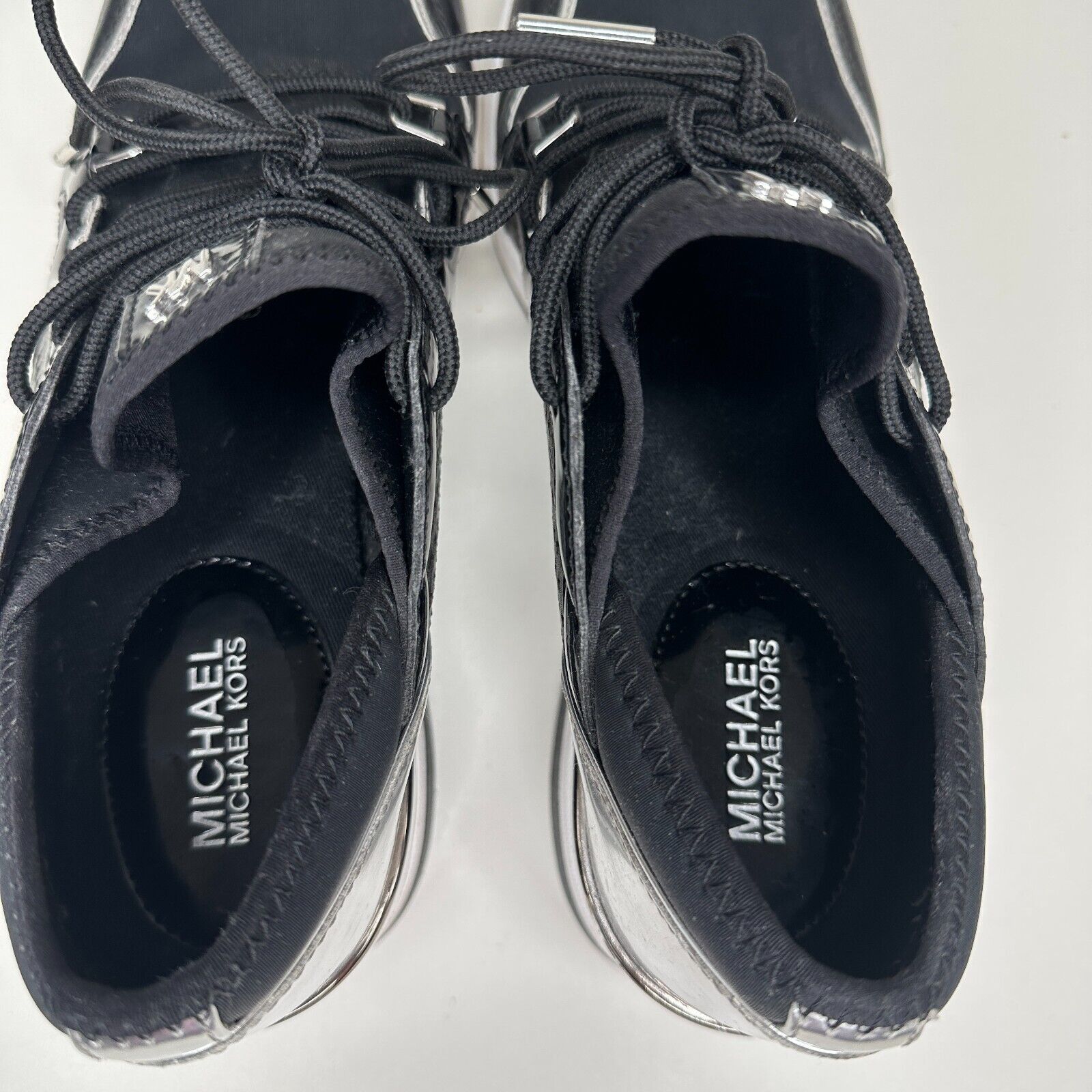 Michael Kors Michael Kors Black Scout Trainer Scuba Leather Sneaker 9 Size US 9 / IT 39 - 12 Thumbnail