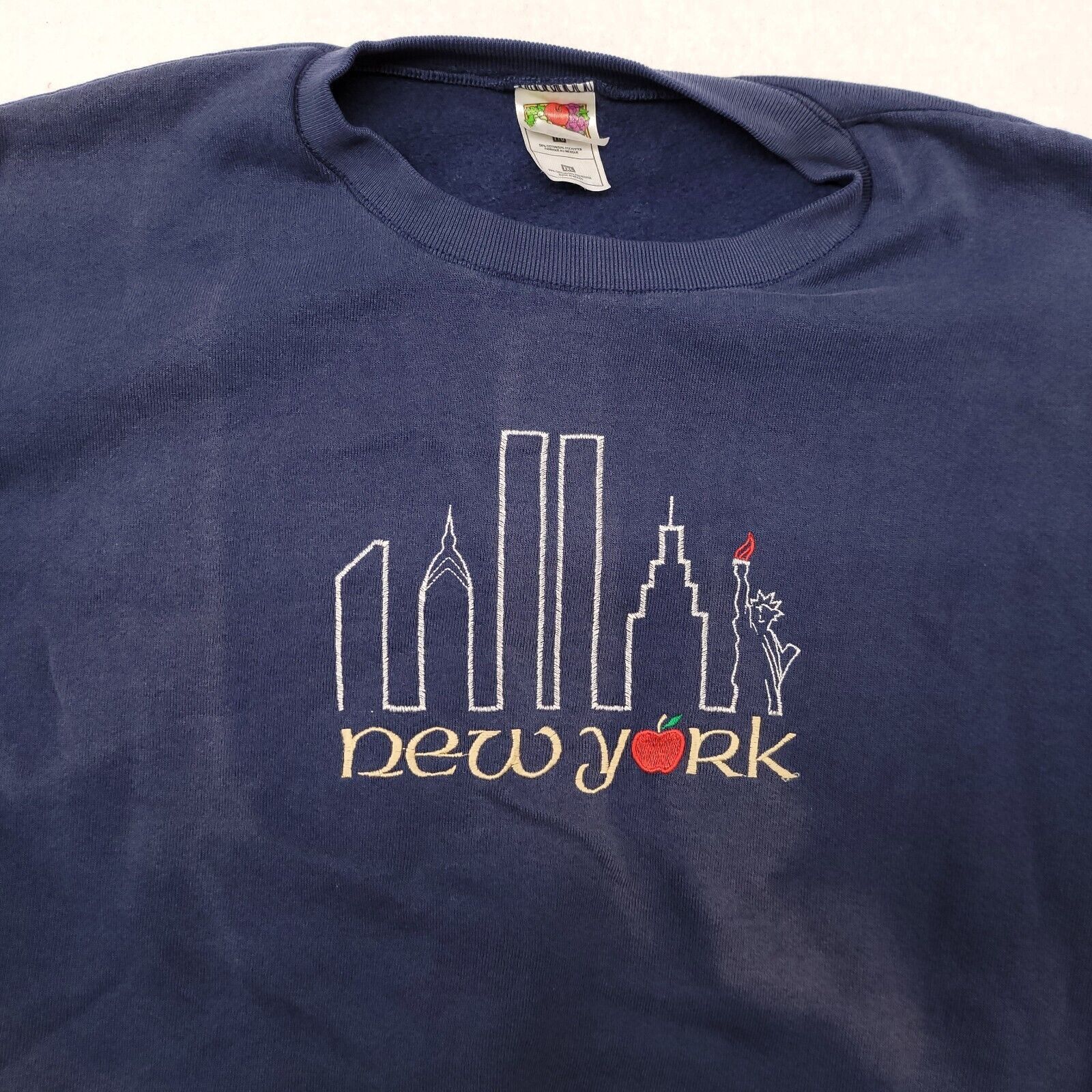 Fruit Of The Loom Fruit of the Loom New York Pullover Sweatshirt Mens Size 2XL Size US XXL / EU 58 / 5 - 1 Thumbnail