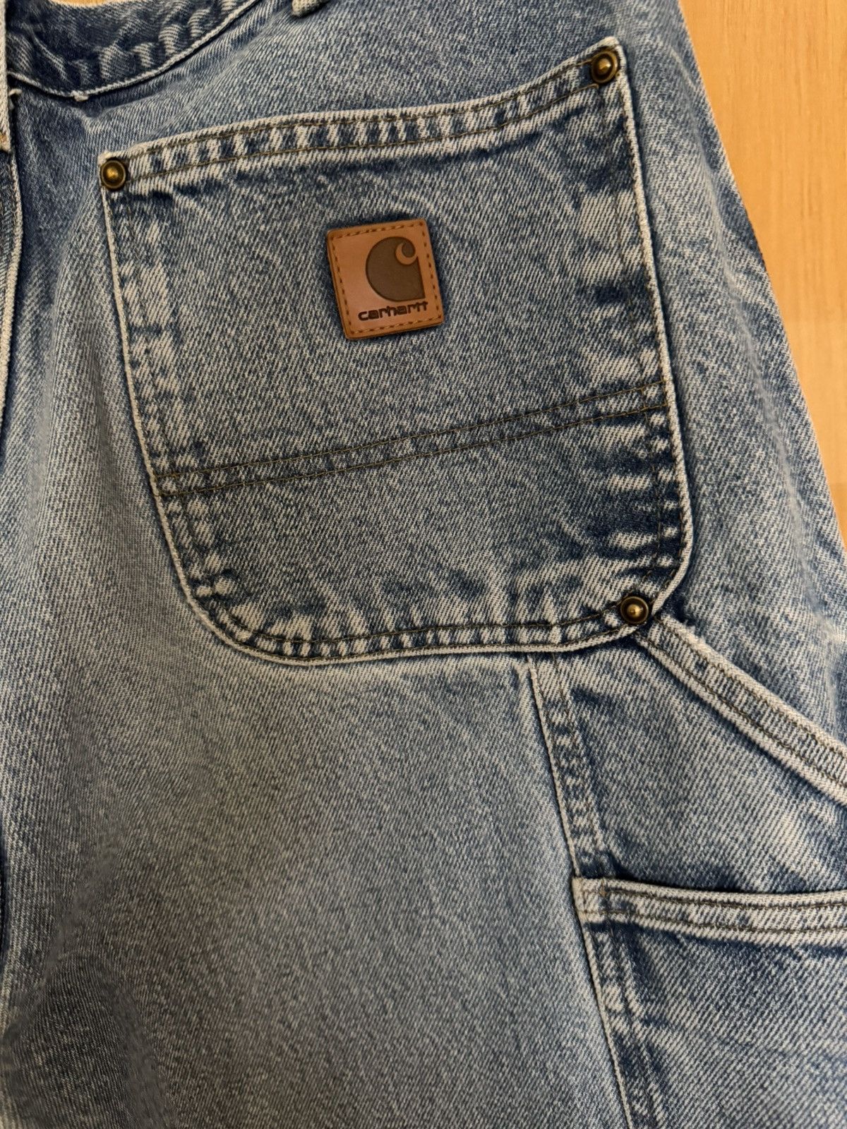 Carhartt Vintage denim carhartt double knees Size US 36 / EU 52 - 6 Thumbnail
