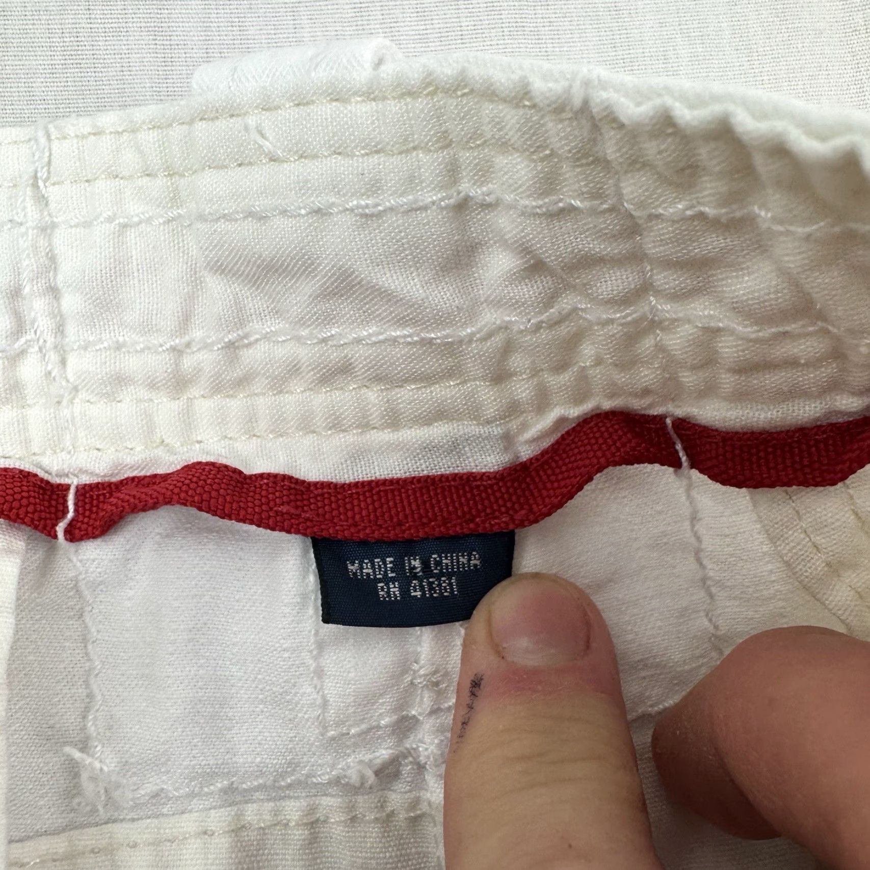 Polo Ralph Lauren VINTAGE Polo Ralph Lauren Cargo Shorts Men 38 White Solid Casual 90s Y2K Hipster Baggy Cargo Shorts Men Size US M / EU 48-50 / 2 - 6 Thumbnail