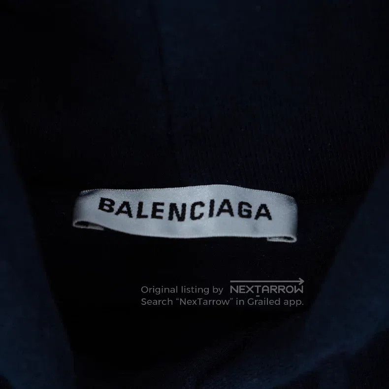 Balenciaga Balenciaga Letter Printed Casual Hooded Sweatshirt Size US S / EU 44-46 / 1 - 4 Thumbnail