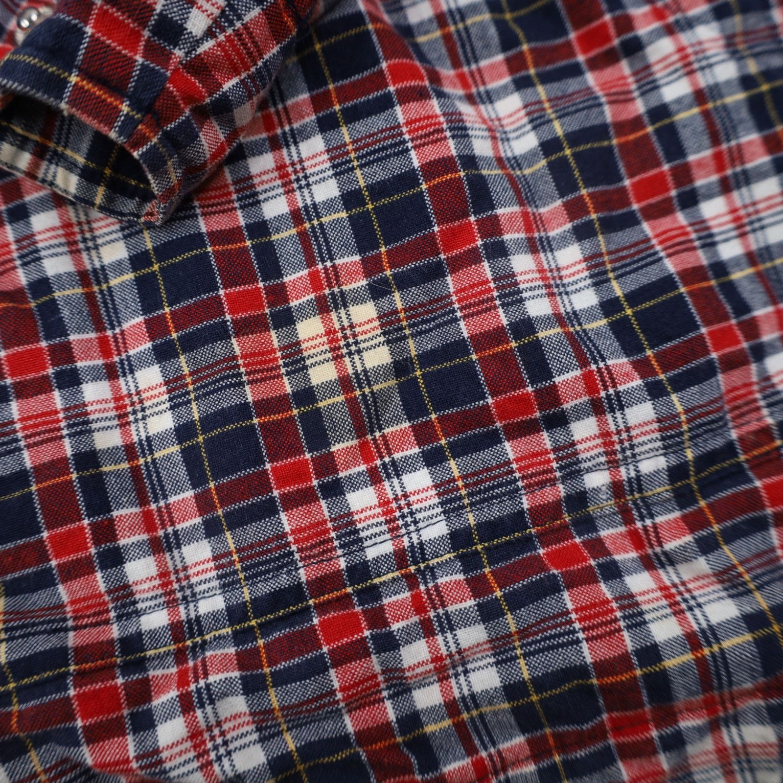 Tommy Hilfiger × Vintage Vintage 90S Tommy Hilfiger Plaid Pullover Hoodie Size US M / EU 48-50 / 2 - 6 Thumbnail