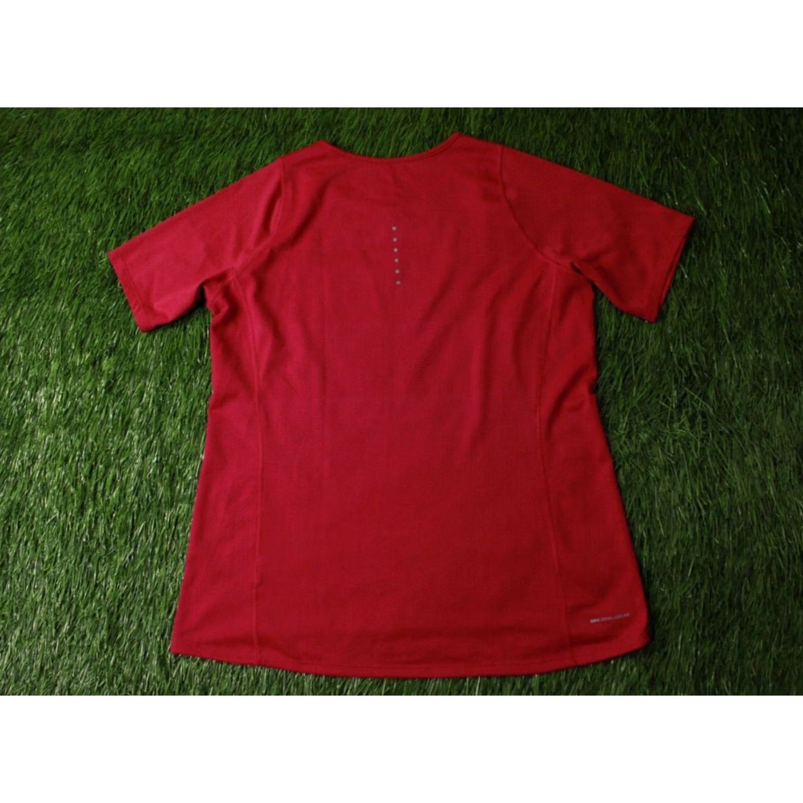 Nike Nike Zonal Cooling Training Shirt Women L Pink Jersey Short Sleeve Reflective Logo Running 60cm 52cm Size L / US 10 / IT 46 - 6 Thumbnail