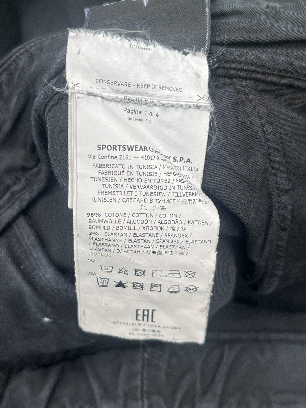 Stone Island Stone Island Type RE-T Ghost Piece Cargo Trousers –W32 Size US 32 / EU 48 - 11 Thumbnail