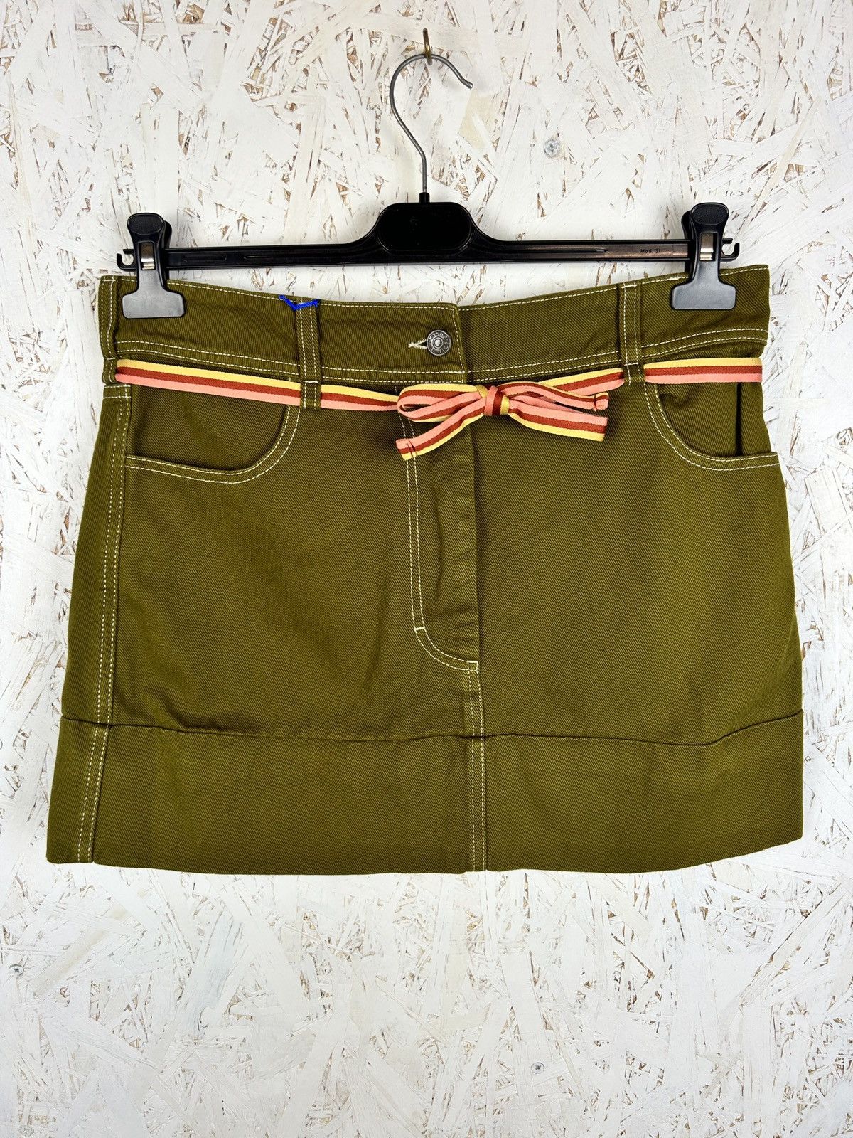 Acne Studios BNWT Acne Studios Bla Konst Dive Dye Belted Denim Skirt 38 Size 26" / US 2 / IT 38 - 4 Thumbnail