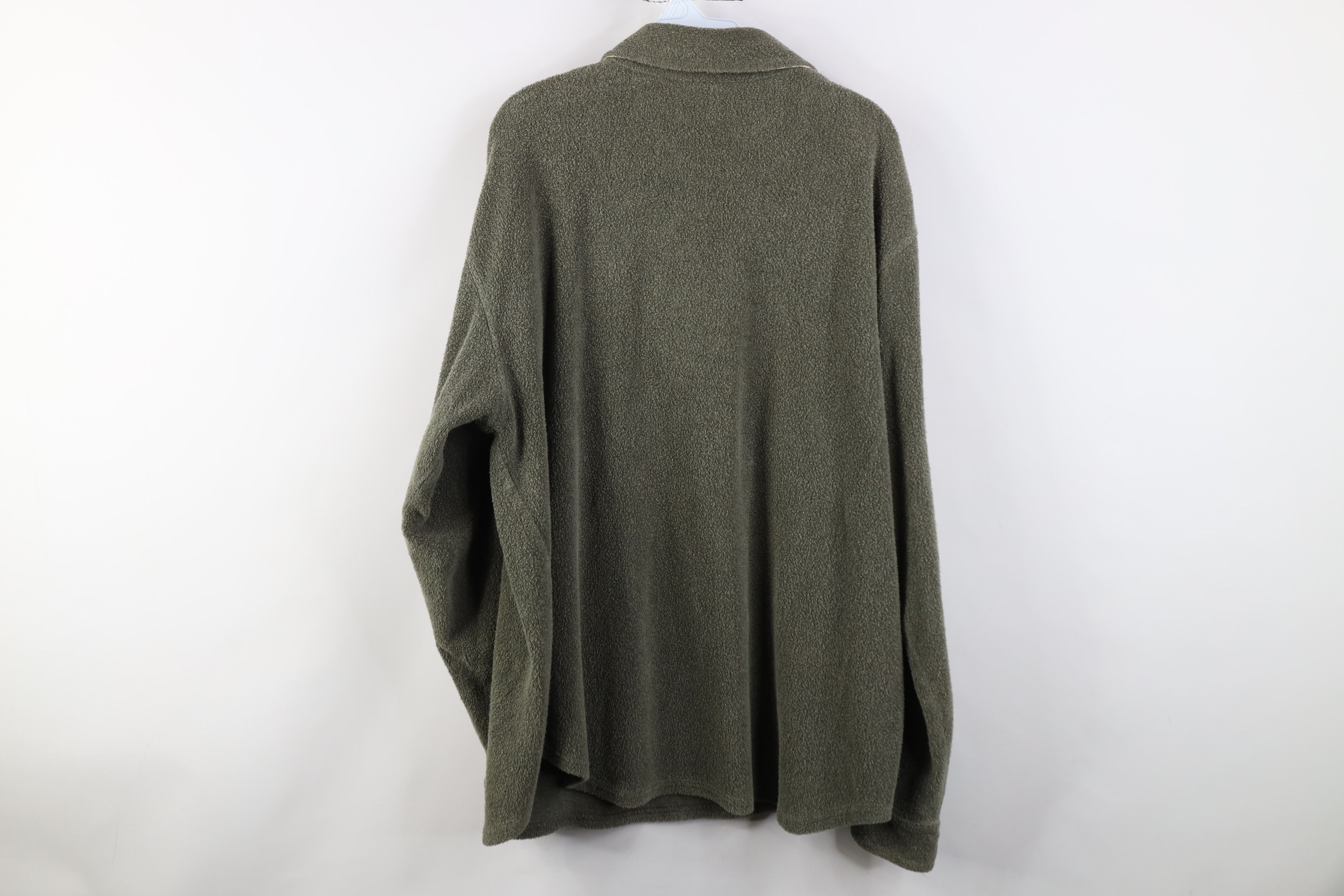 L.L. Bean Vintage 90s LL Bean 1/4 Half Zip Collared Sweater Green Size US XL / EU 56 / 4 - 11 Thumbnail