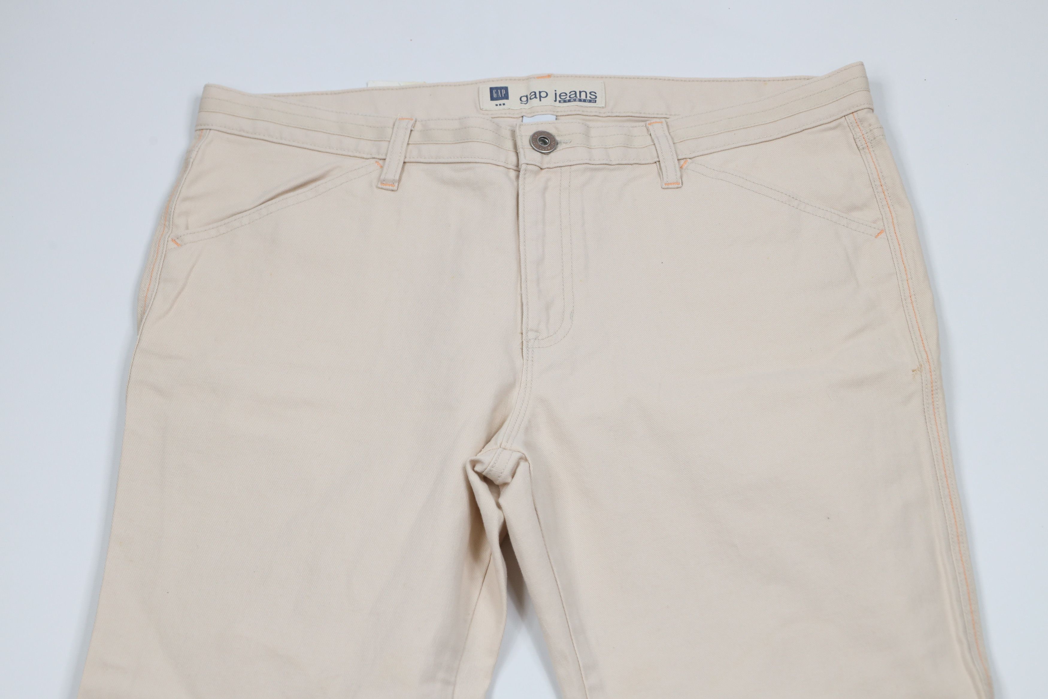 Gap × Vintage Deadstock Vintage Y2K Gap Flared Wide Leg Bell Bottoms Jeans Size 38" / US 16 / IT 52 - 2 Thumbnail