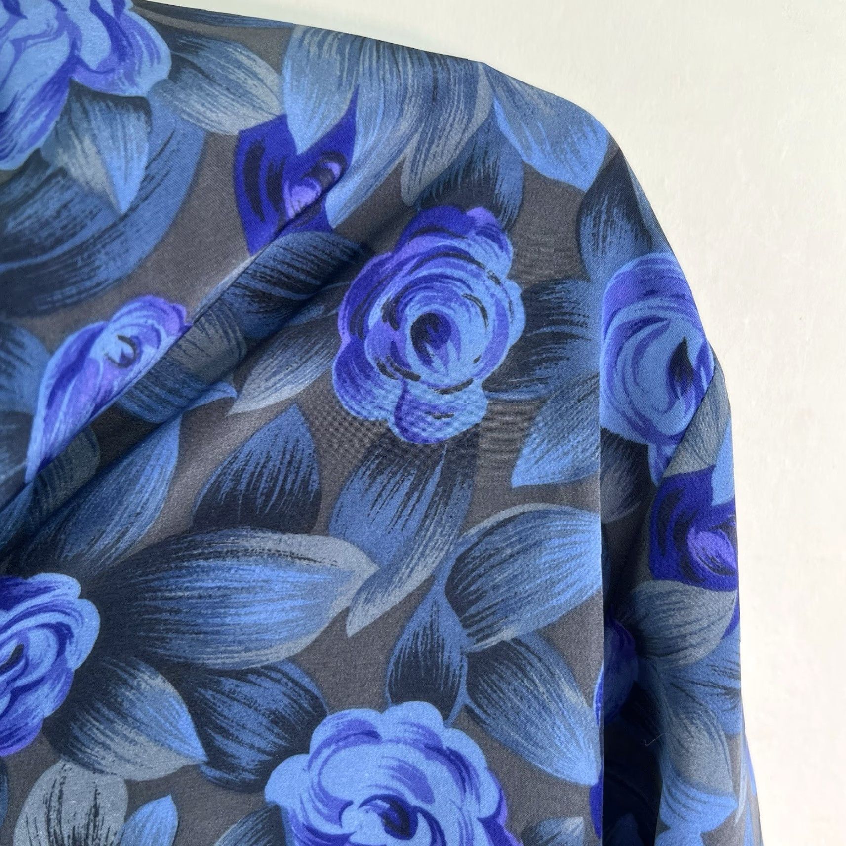 Pendleton VINTAGE Pendleton Floral Blouse Country Sophisticates Size 8 Petite Blue Wool Polyester Balloon Sleeve Mens? Wait. Size M / US 6-8 / IT 42-44 - 2 Thumbnail