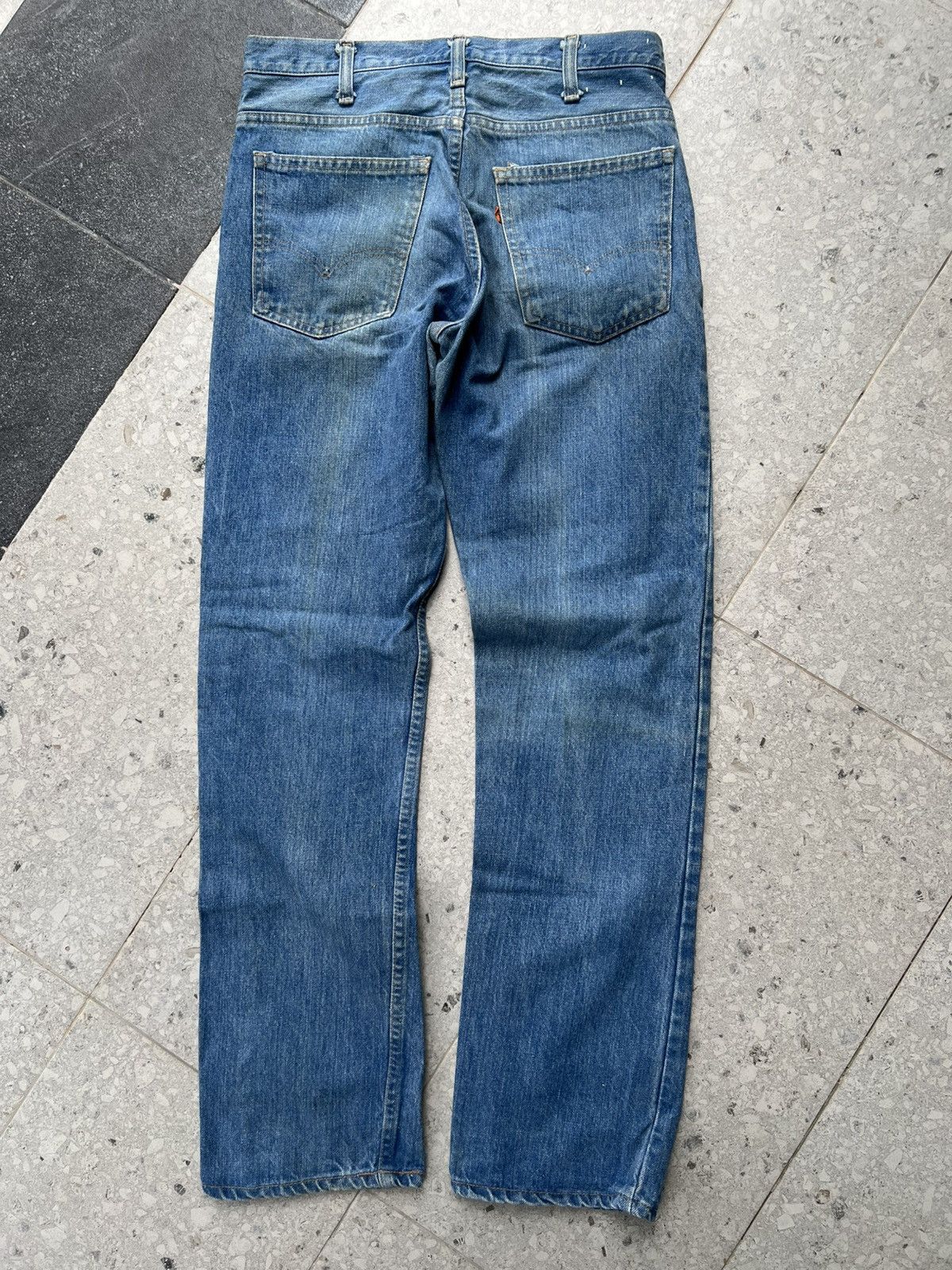 Levi's × Vintage 70s Levis 519 Orange tab Button no 8 denim Size US 32 / EU 48 - 7 Thumbnail