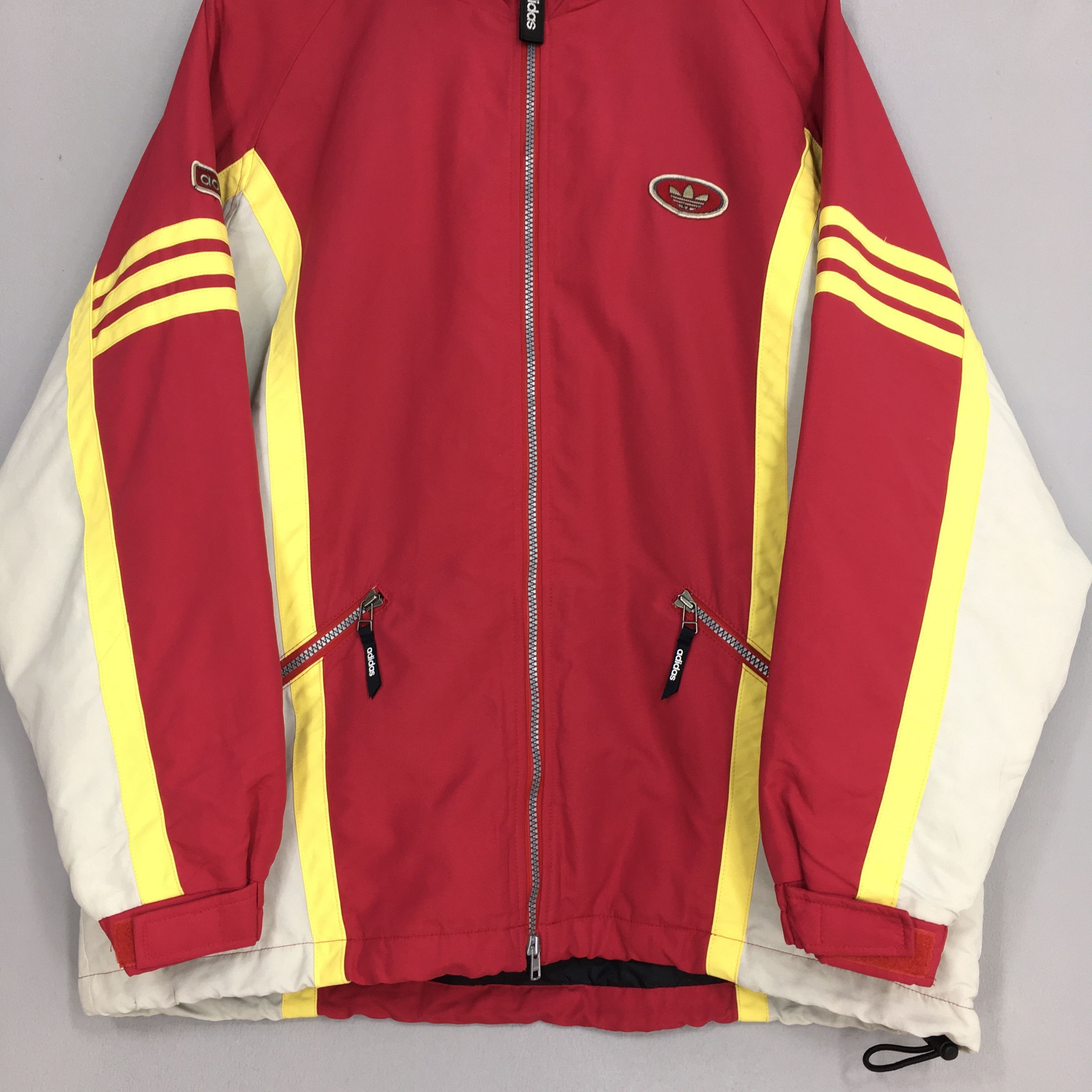 Adidas Vintage Adidas Bomber Winter Hoodie Jacket Skiing XLarge Size US XL / EU 56 / 4 - 3 Thumbnail