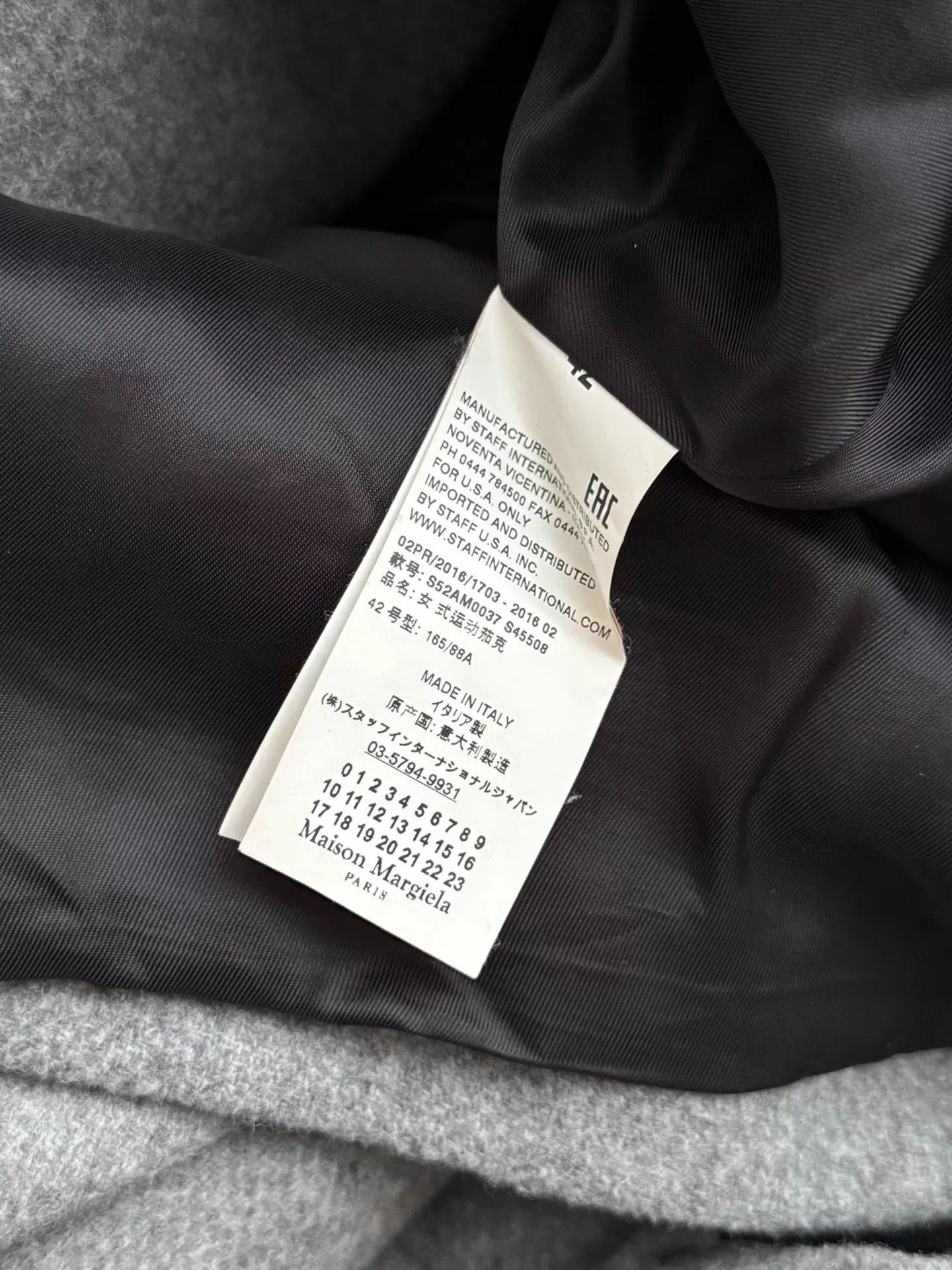 MM6 MM6 Maison Margiela FW16 Wool Jacket Cloud Gray Women's 42 Size M / US 6-8 / IT 42-44 - 7 Thumbnail