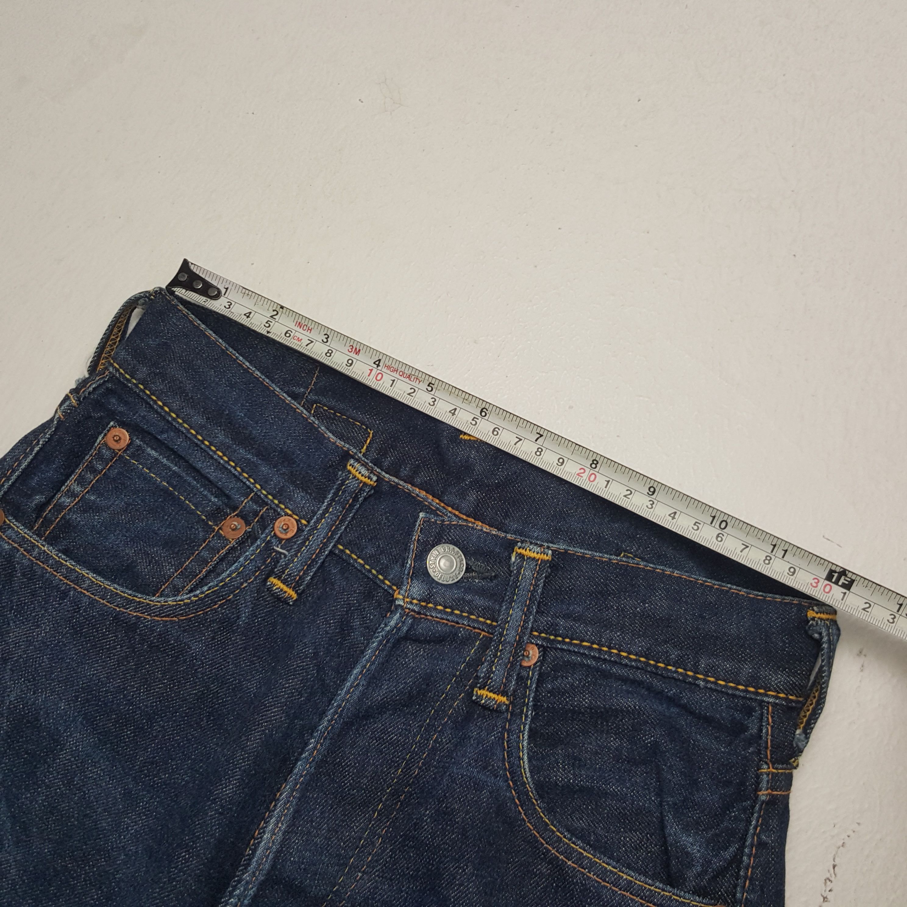 Evisu × Vintage Vintage Evisu Selvedge Japanese Daicock Custom Denim Jeans Size 24" / US 00 / IT 34 - 9 Thumbnail