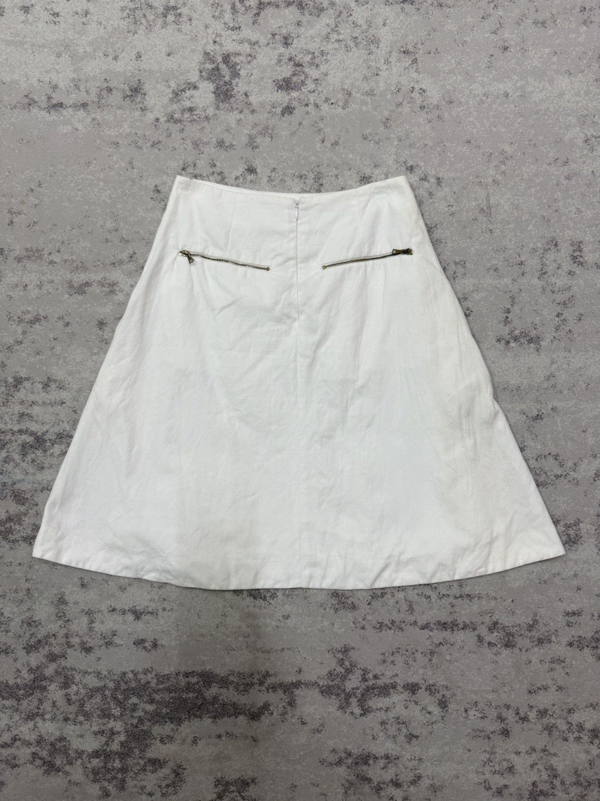 Acne Studios Acne Studios Piana Pique SS15 Midi Skirt Double Breasted Size 26" / US 2 / IT 38 - 5 Thumbnail