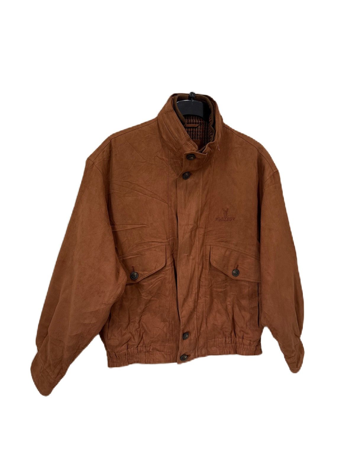 Playboy Vintage Playboy Sport Bomber Jacket Zipper Double Pocket Size US L / EU 52-54 / 3 - 2 Thumbnail