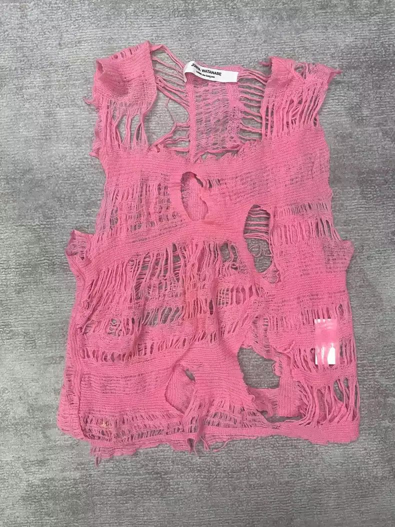 junya watanabe Damaged wool vest
