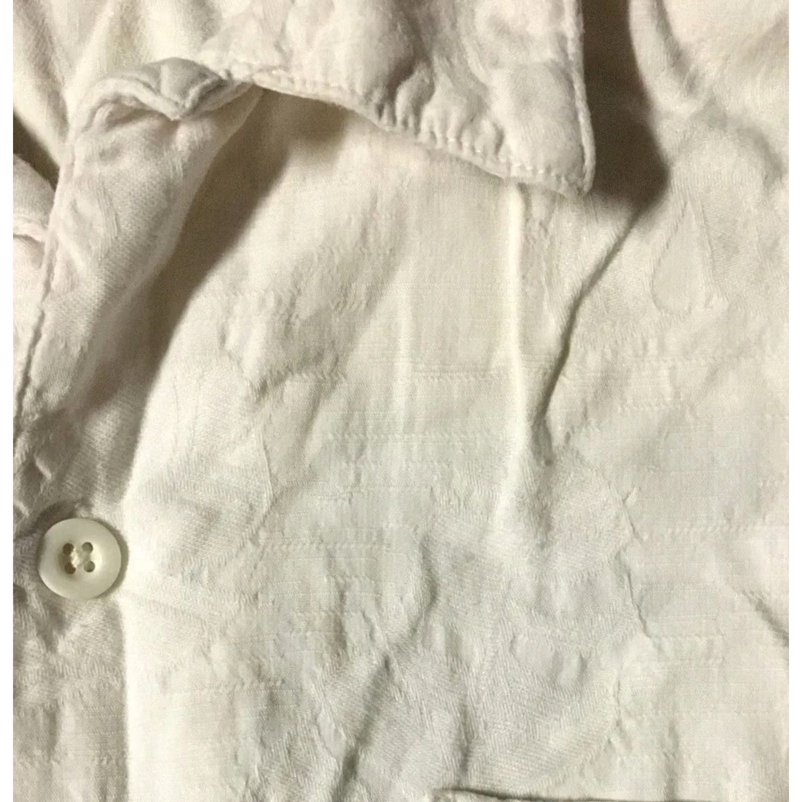 Gotcha VINTAGE OP Ocean Pacific Shirt M White Textured Floral Surf Skate Beach 90s 80s Mens Size US M / EU 48-50 / 2 - 3 Thumbnail