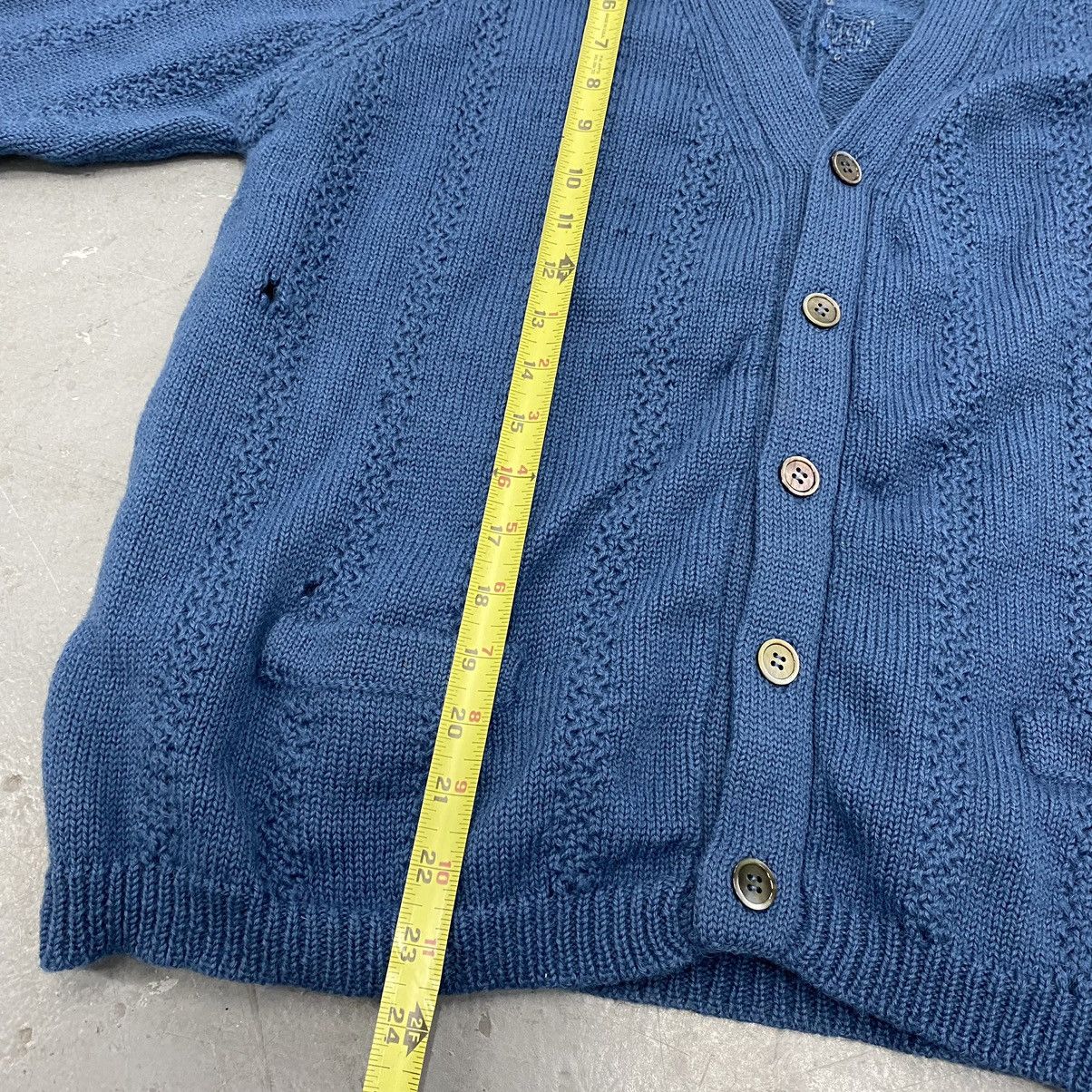 Japanese Brand × Vintage Vtg 50s 60s Italian Virgin Wool Cardigan Kurt Cobain Grunge Size US XL / EU 56 / 4 - 3 Thumbnail