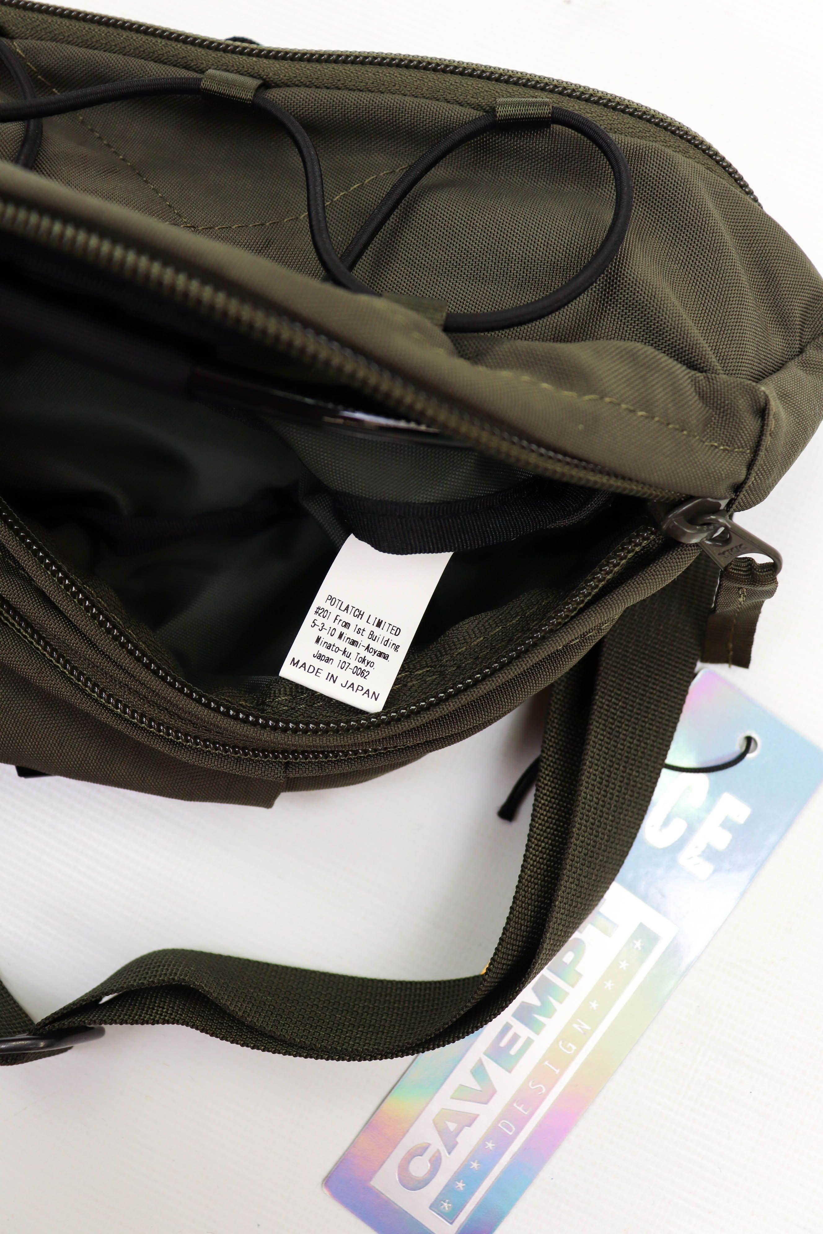 Cav Empt × Japanese Brand Cav Empt Made in Japan CES24G12 Khaki Nylon Action Waist Bag Size ONE SIZE - 10 Thumbnail