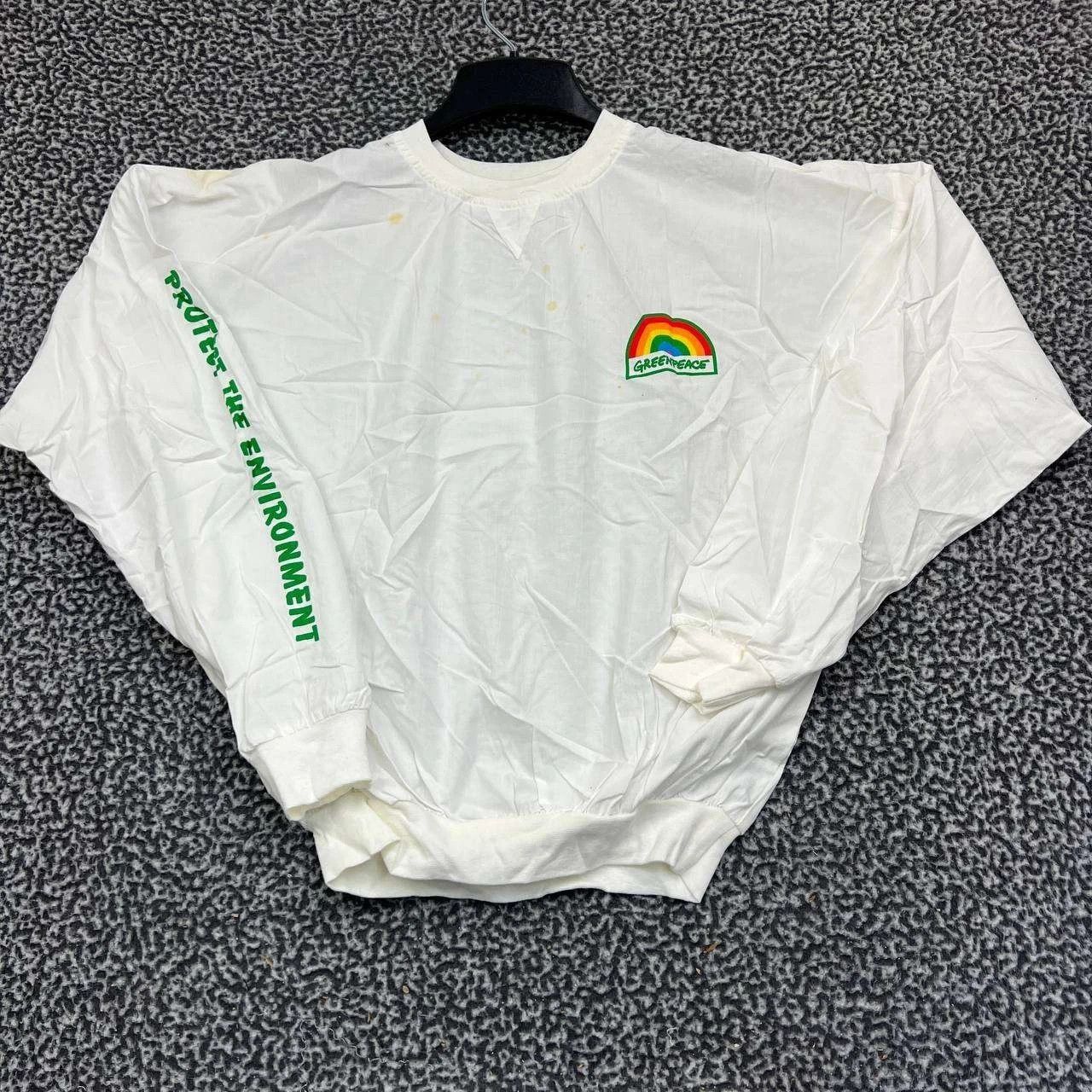 Other Vintage Greenpeace Rainbow Shirt Men S-M Todd Long Sleeve Size US M / EU 48-50 / 2 - 1 Thumbnail