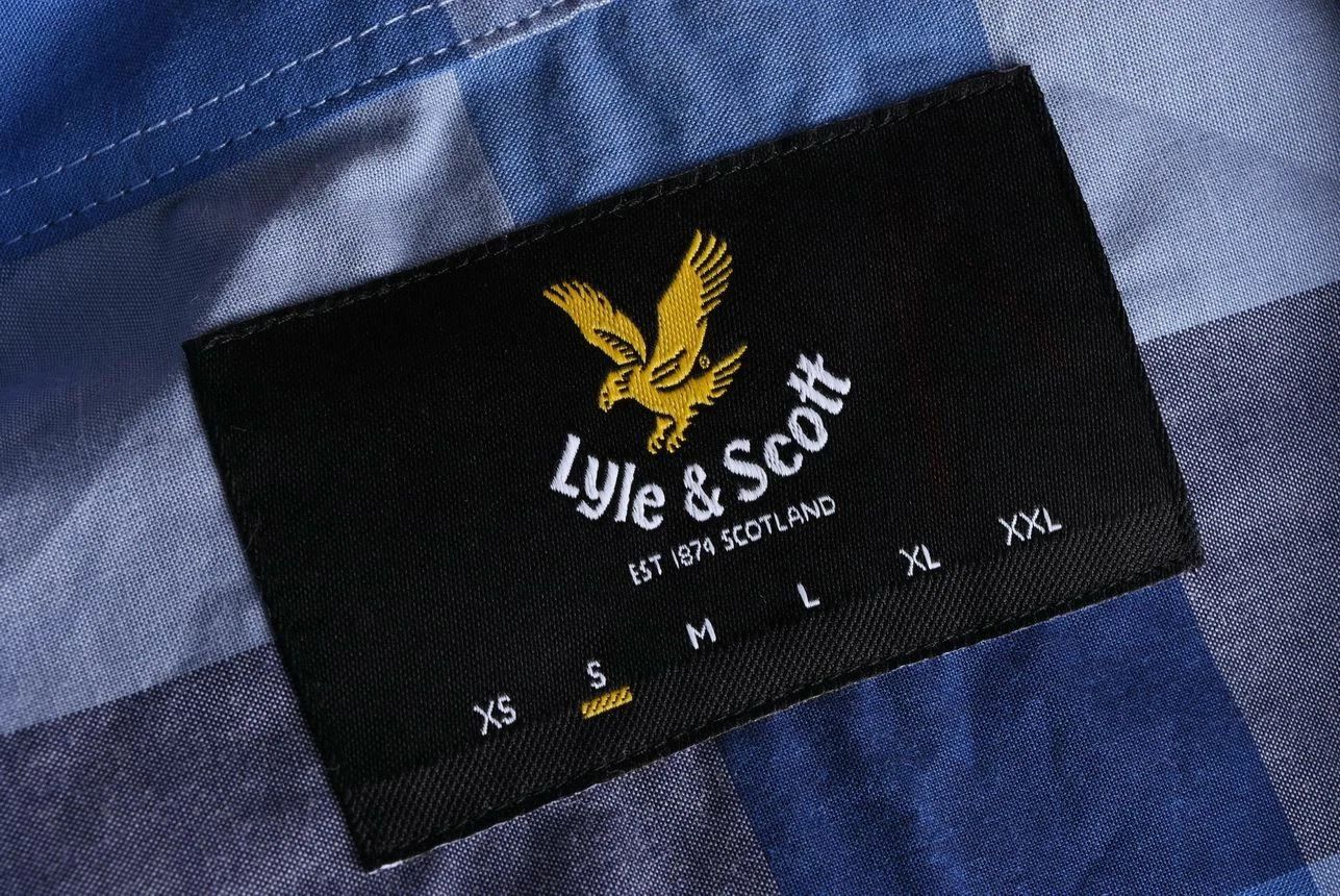Lyle & Scott Lyle & Scott Men's Gingham Check Short Sleeve Shirt Size US S / EU 44-46 / 1 - 4 Thumbnail