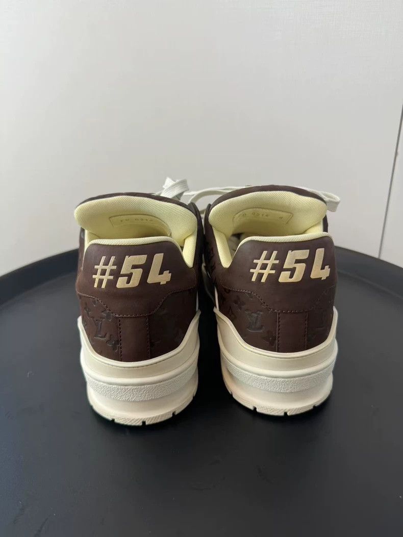 Louis Vuitton Louis Vuitton Tyler co-branded brown presbyopic trainer sn Size US 9 / EU 42 - 4 Thumbnail