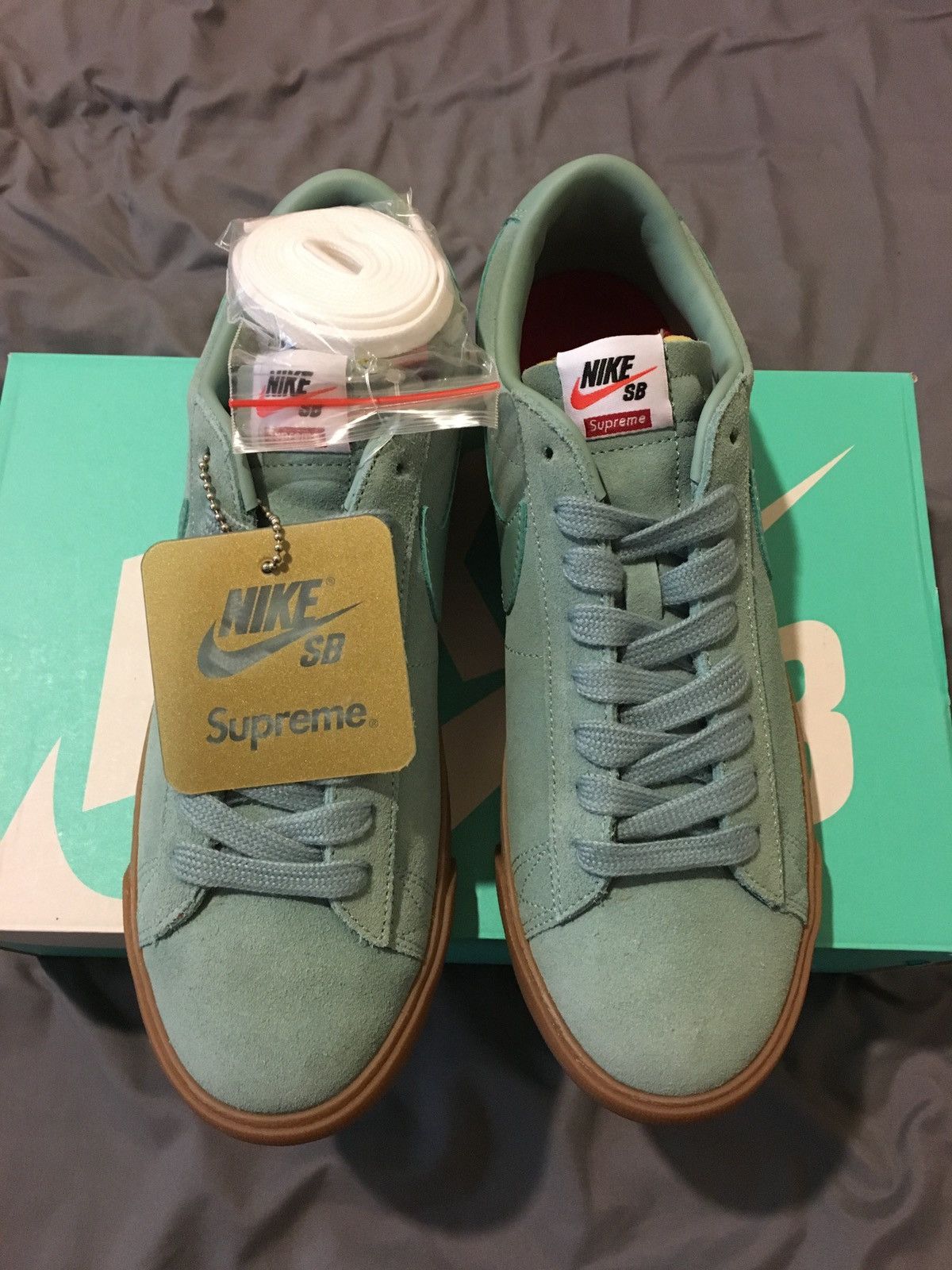 Nike × Supreme Nike Supreme x SB Blazer GT QS Low Cannon Size US 8 / EU 41 - 1 Thumbnail