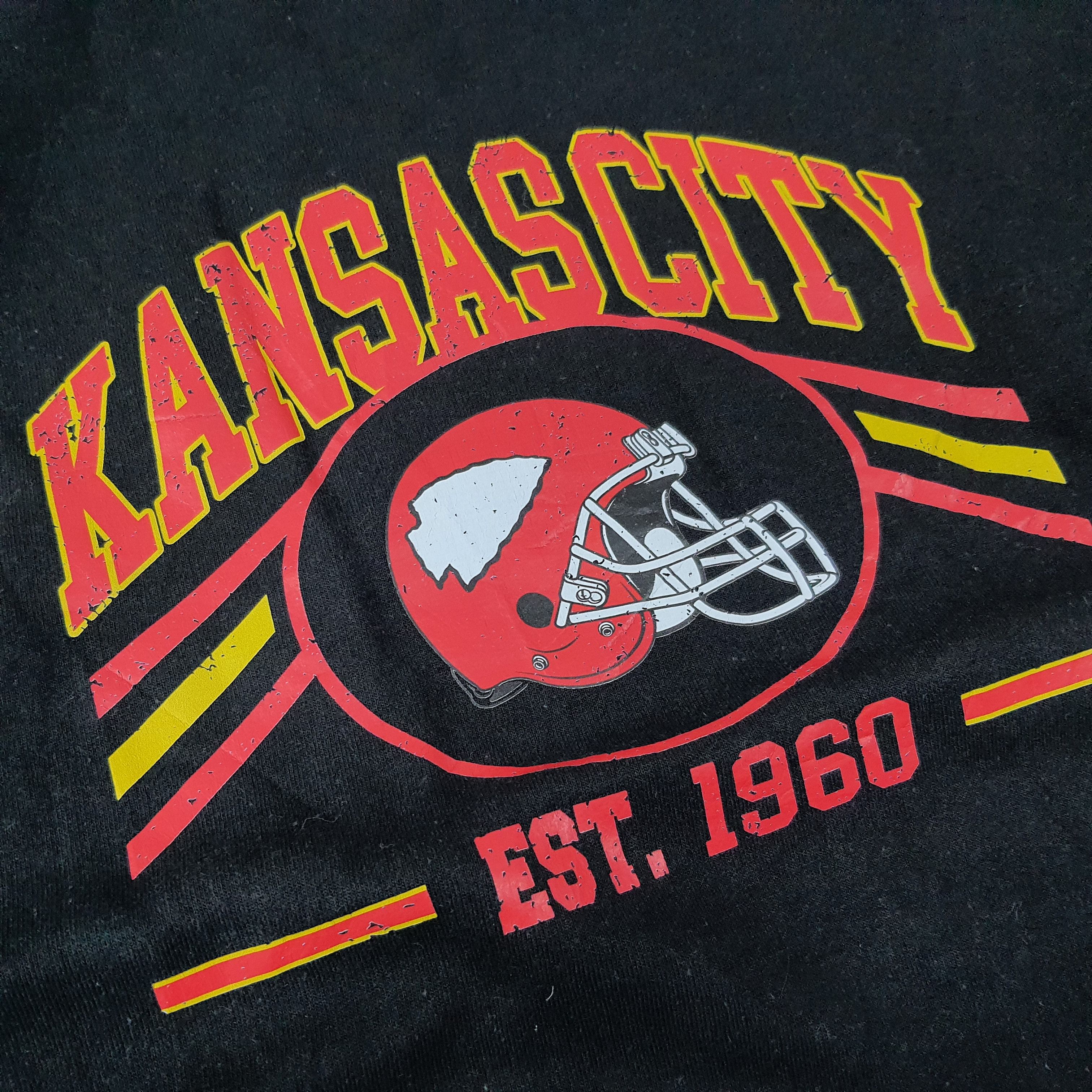 NFL Vintage KansasCity American Football Team Sweatshirt C263N12 Size US M / EU 48-50 / 2 - 2 Thumbnail
