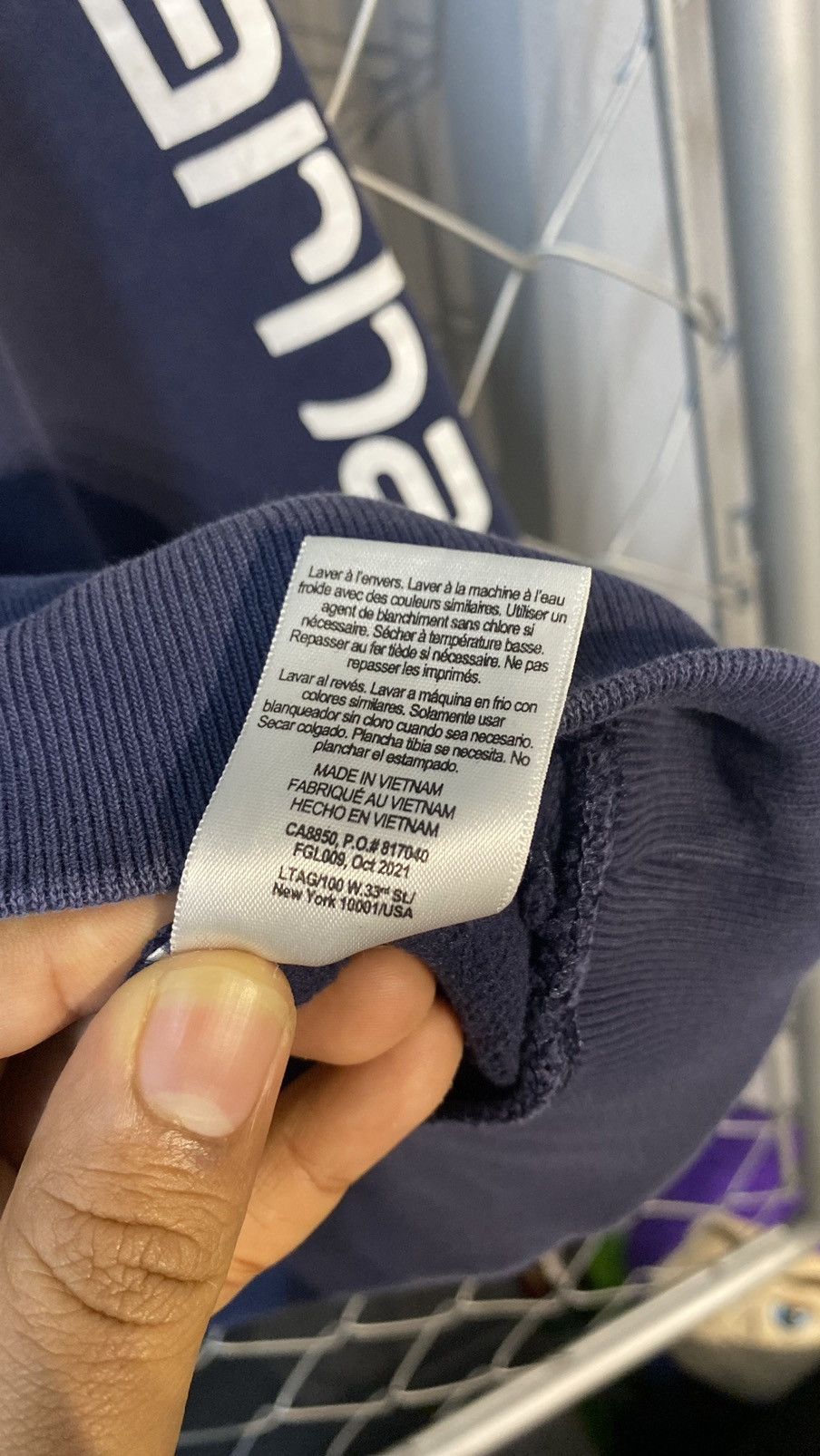Carhartt × Vintage CARHARTT SPELLOUT HOODIE DISTRESS SMALL BOXY BLUE Size US S / EU 44-46 / 1 - 10 Thumbnail