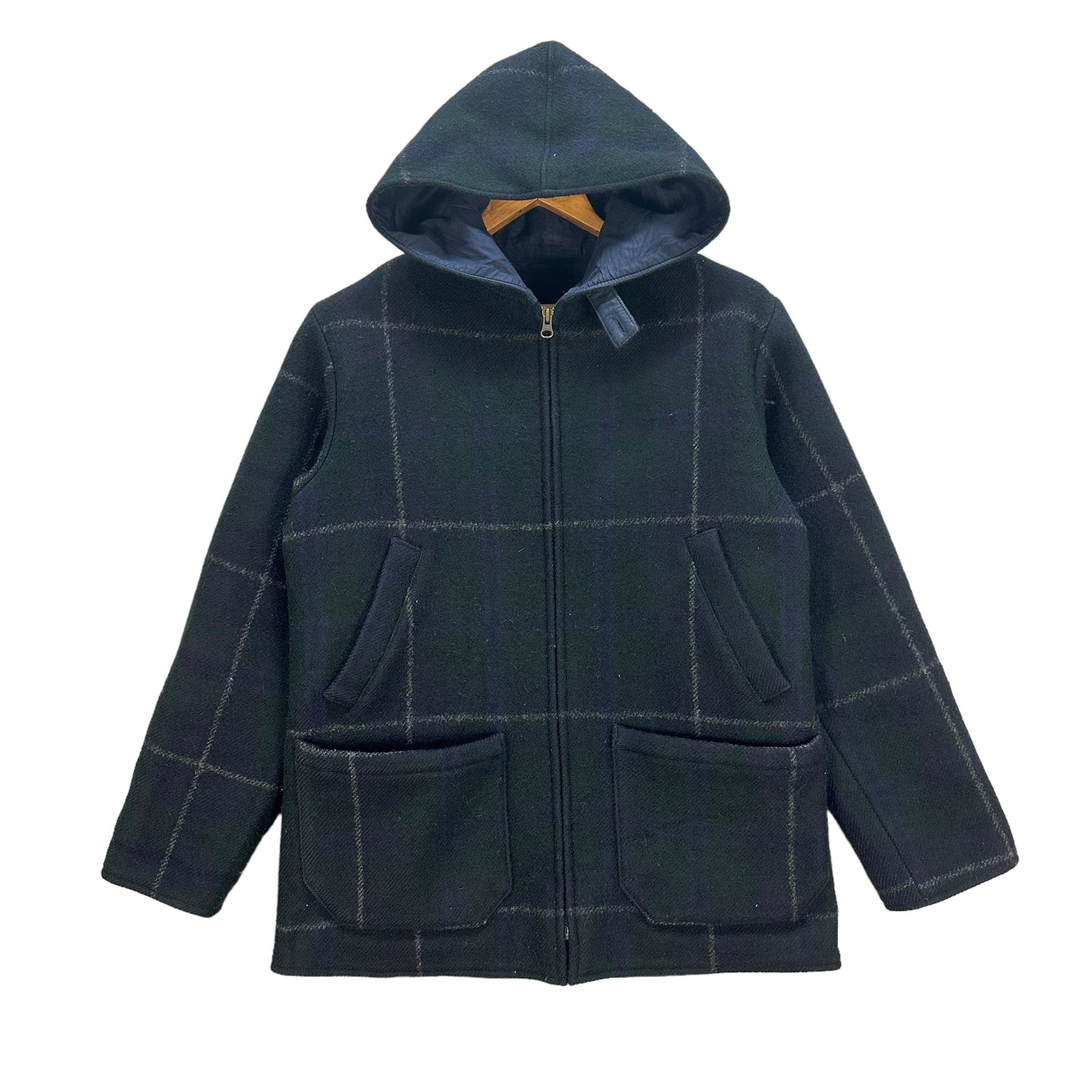45rpm 45rpm Japan Tartan Wool Zipper Hoodie Jacket #A22-0513 Size US S / EU 44-46 / 1 - 1 Thumbnail