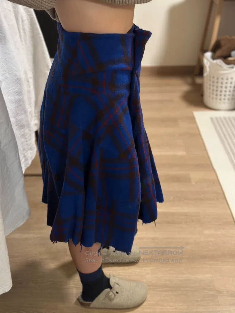 Comme des Garcons Comme Des Garcons size M Classic Pin Deconstructed Plaid F Size 23" - 3 Thumbnail