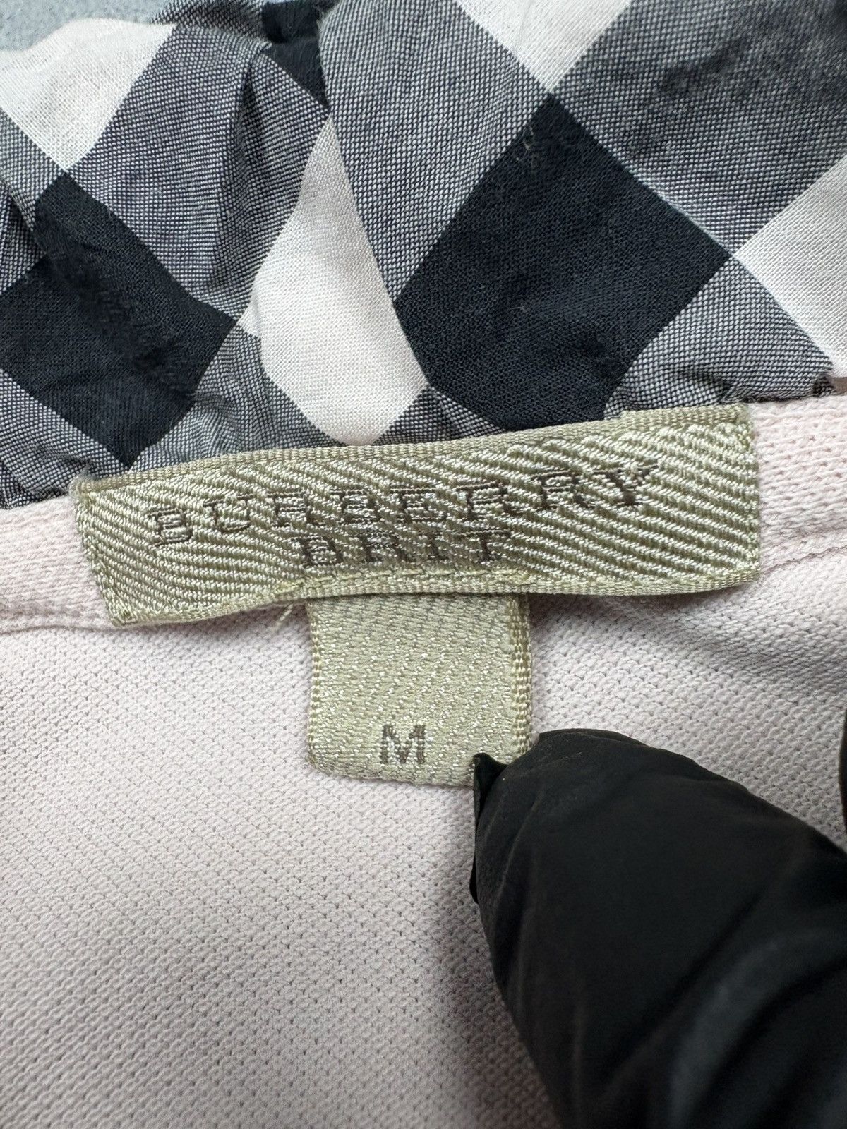 Burberry Burberry Nova Check Collar Pink Polo Shirt Vintage Women’s M Size M / US 6-8 / IT 42-44 - 10 Thumbnail