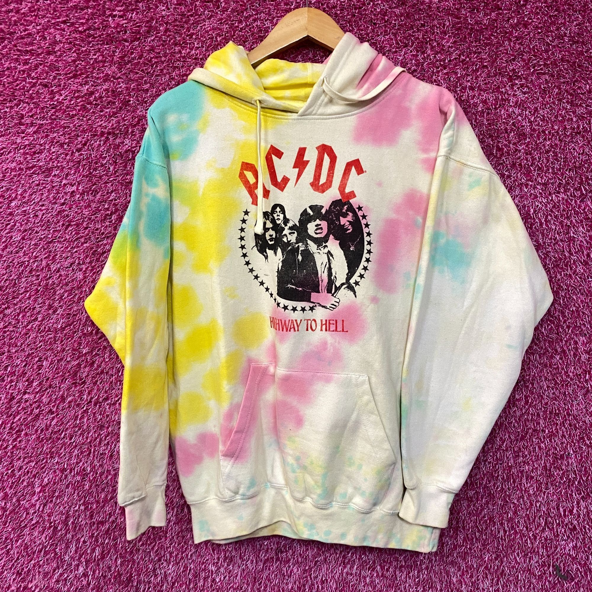 AC/DC AC/DC Highway to Hell Album Rock Band Tie Dye Hoodie Large Size US L / EU 52-54 / 3 - 1 Thumbnail