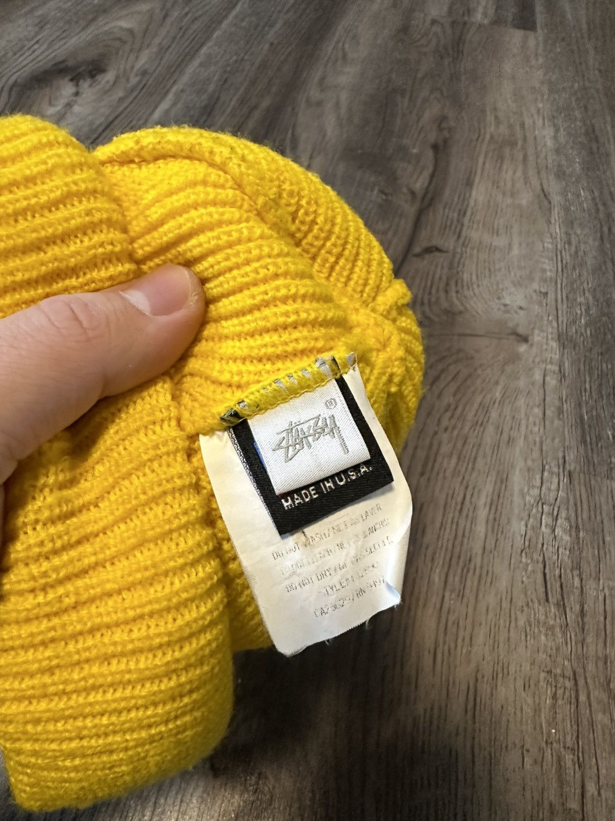 Stussy Yellow Stussy Beanie Size ONE SIZE - 3 Thumbnail