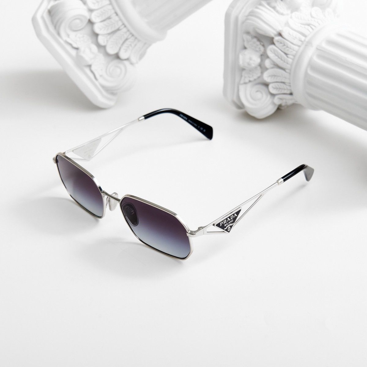 Prada PRADA 0PR A51S 1BC90A SUNGLASSES Size ONE SIZE - 1 Thumbnail