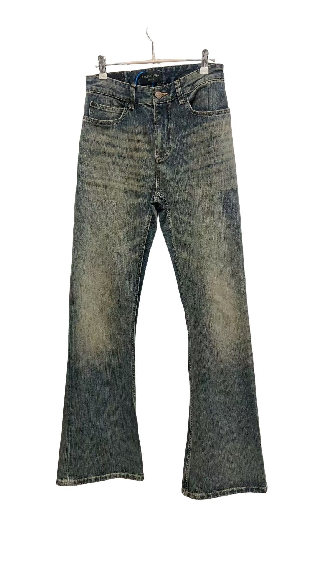 Balenciaga Balenciaga Washed Flare Jeans XS Size US 28 / EU 44 - 1 Thumbnail