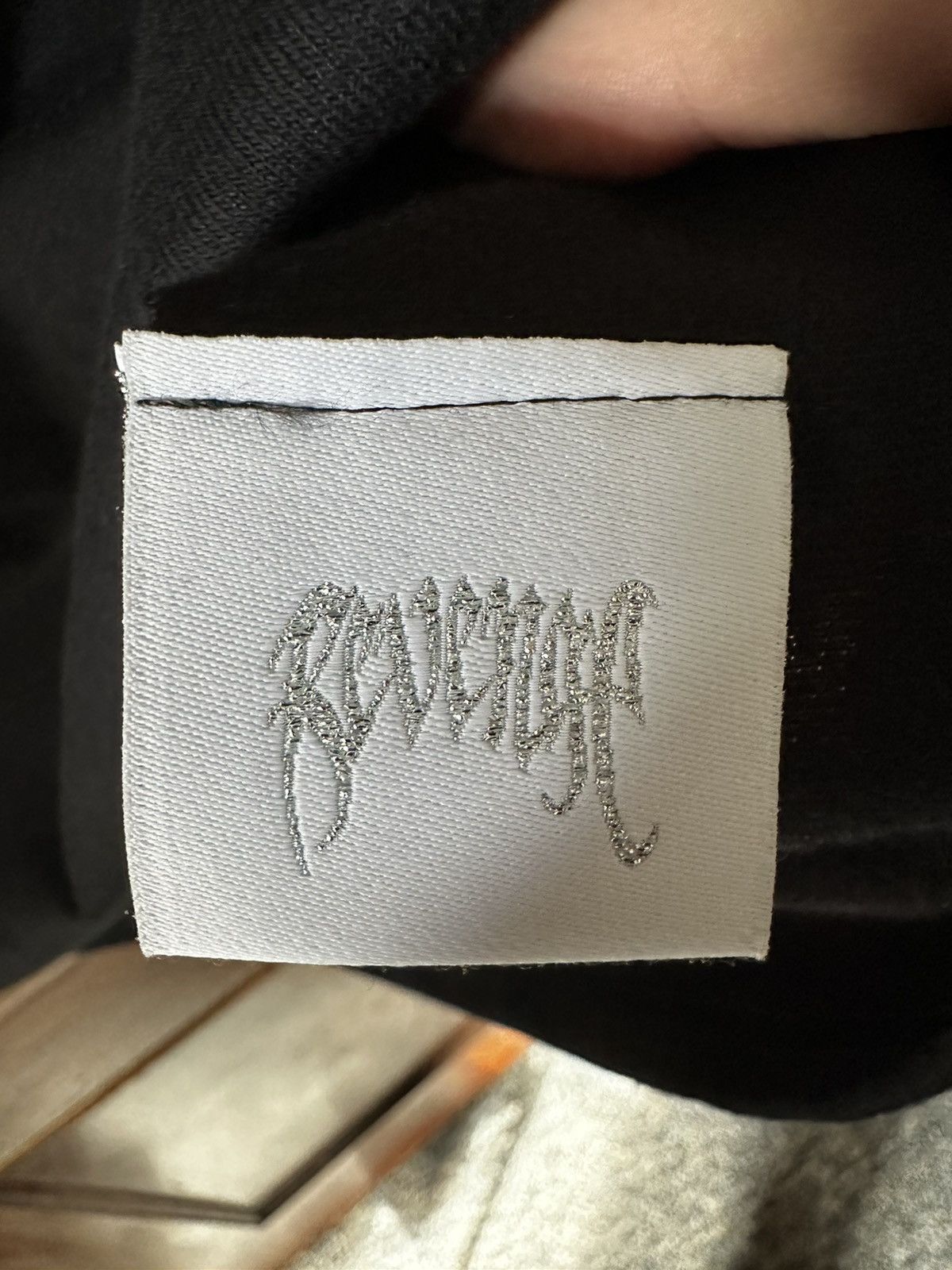 Revenge Revenge Black/Red Outline Logo Tee Size US L / EU 52-54 / 3 - 5 Thumbnail