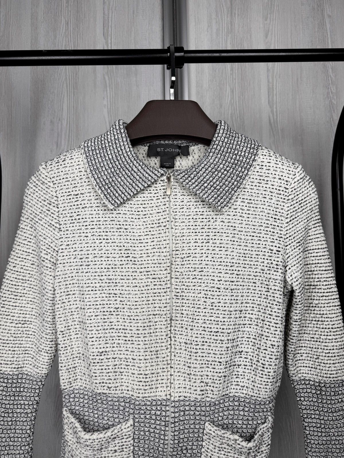 St. John St. John Old money style Tweed style blazer jacket Size S / US 4 / IT 40 - 3 Thumbnail